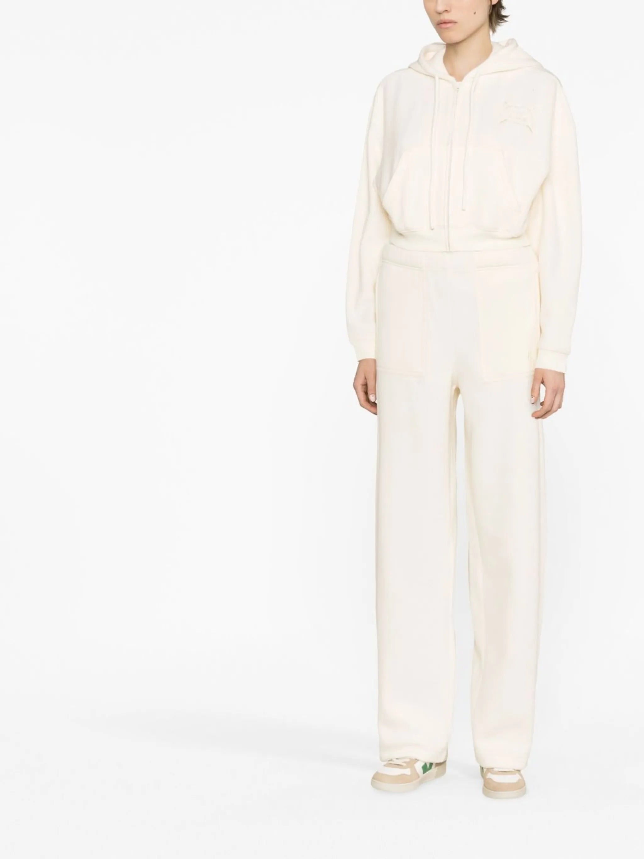 hooded cropped jacket