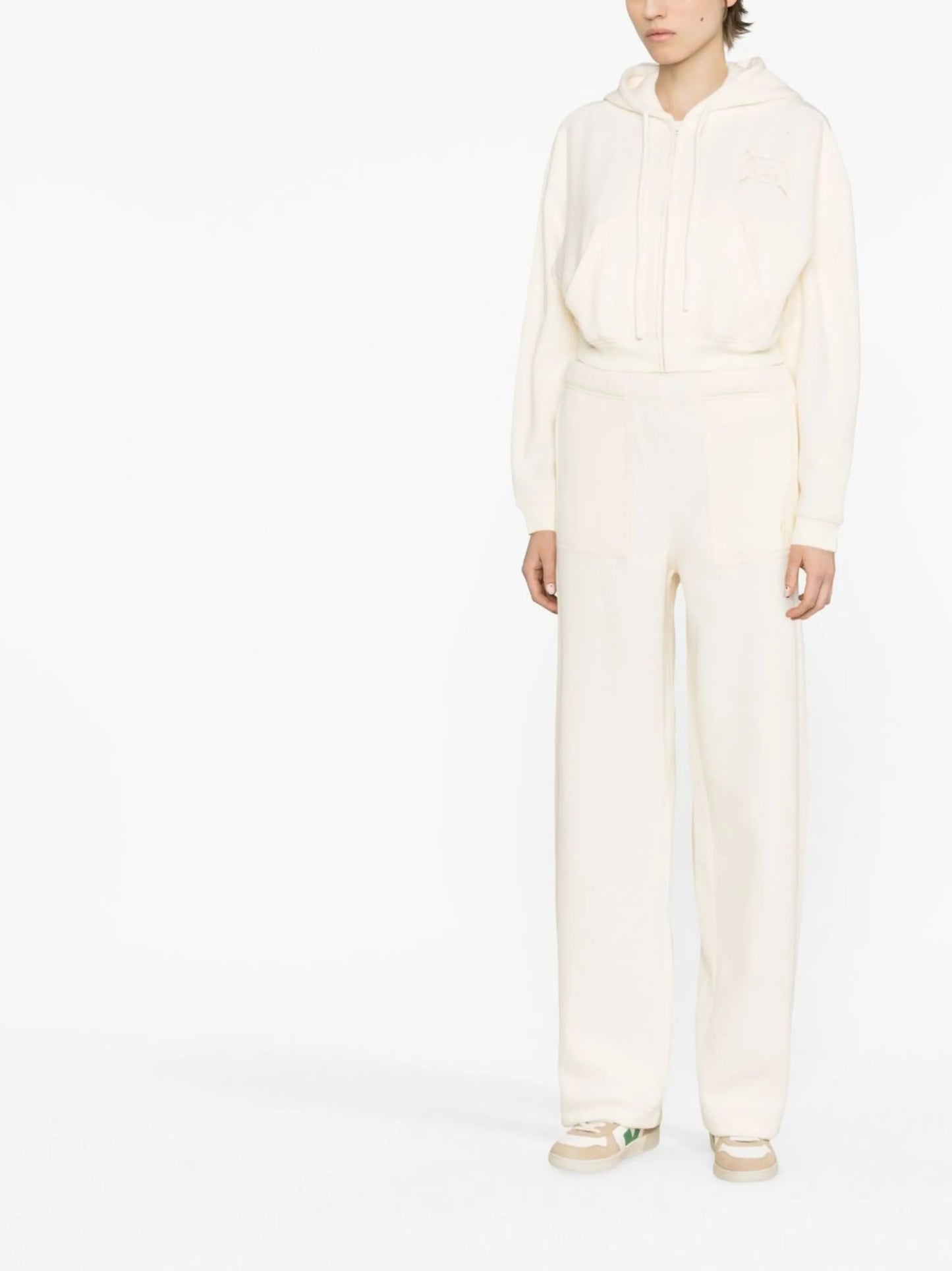 hooded cropped jacket