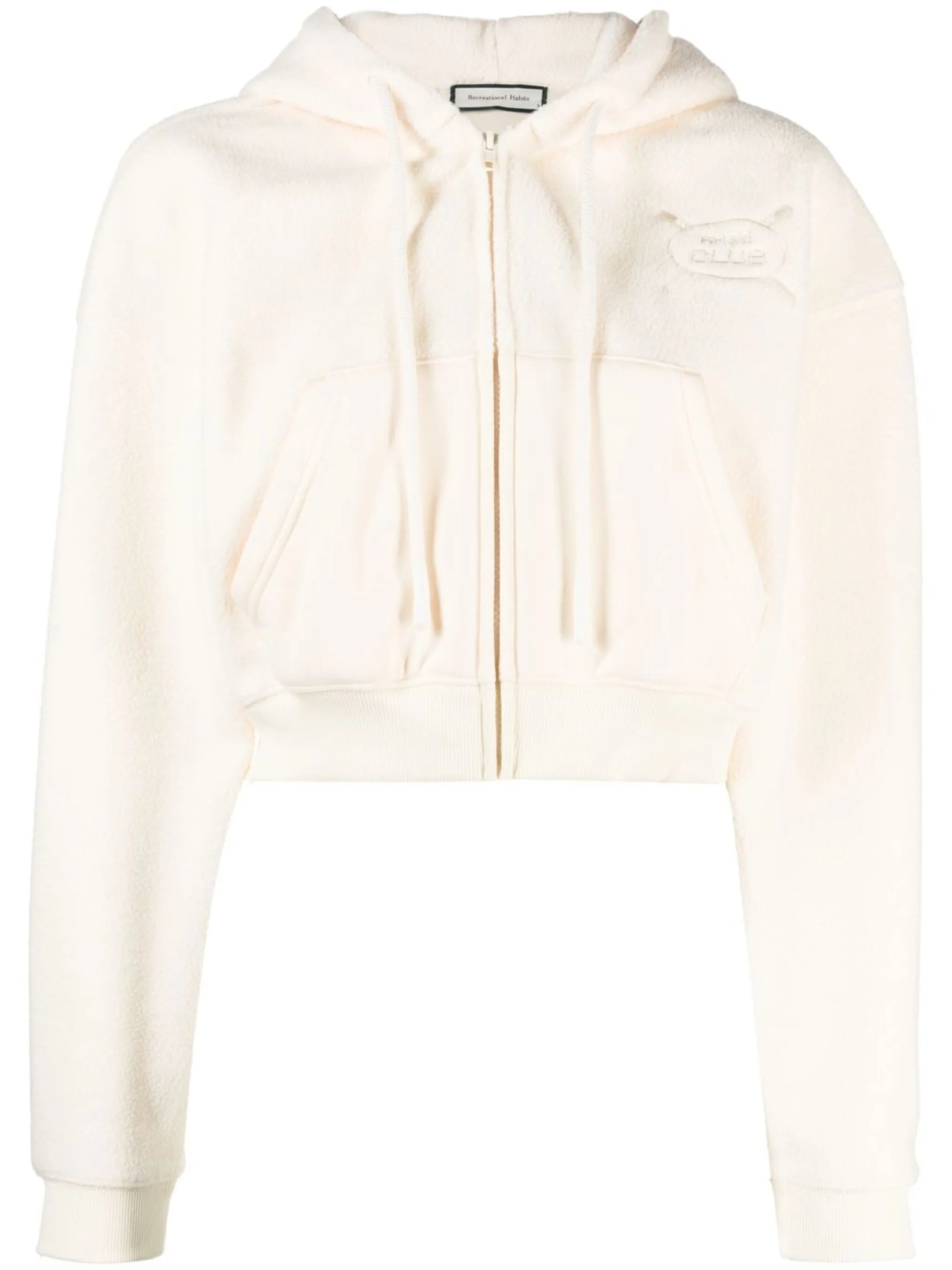 hooded cropped jacket