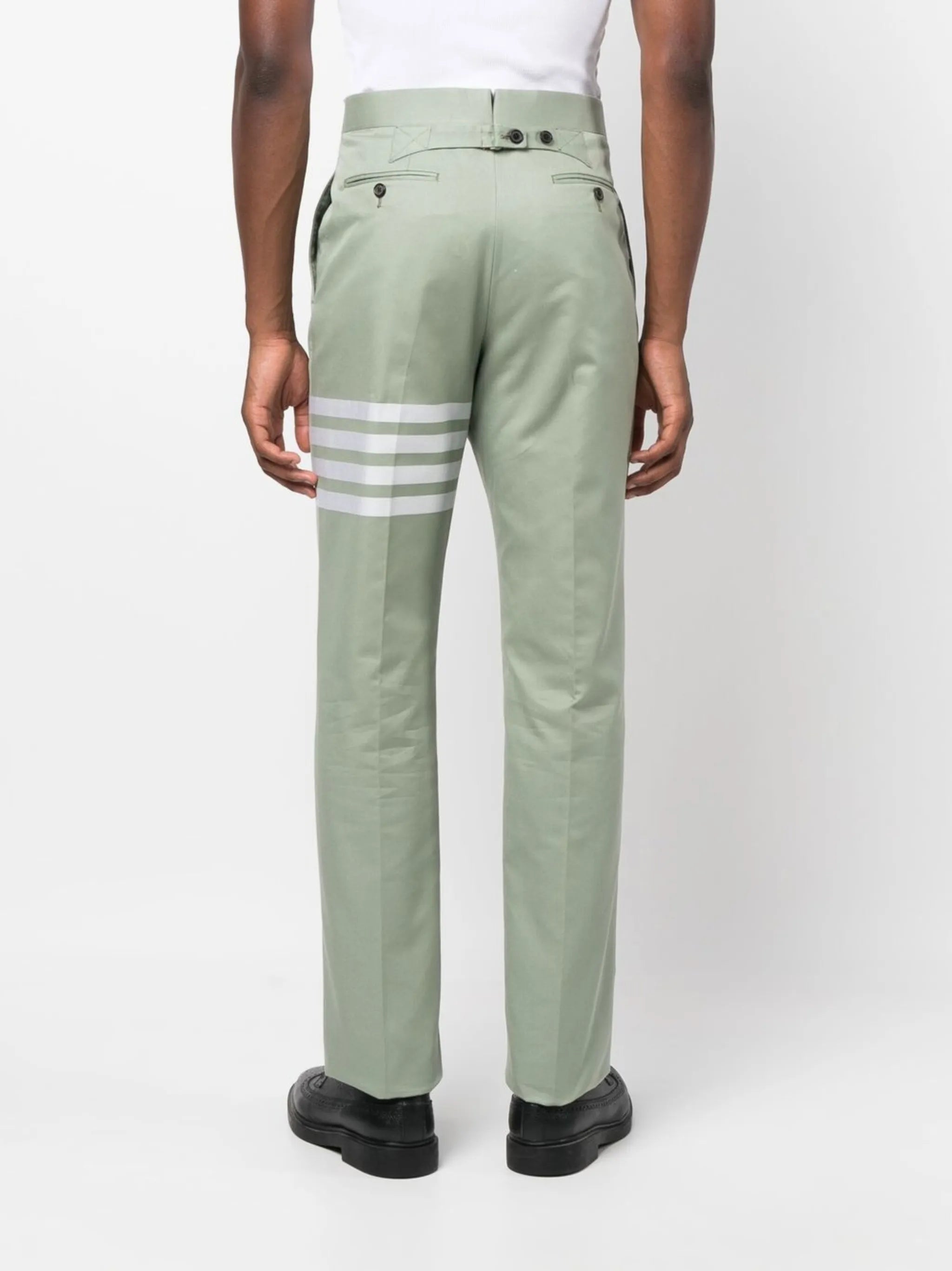 4 Bar Stripe cropped tailored trousers