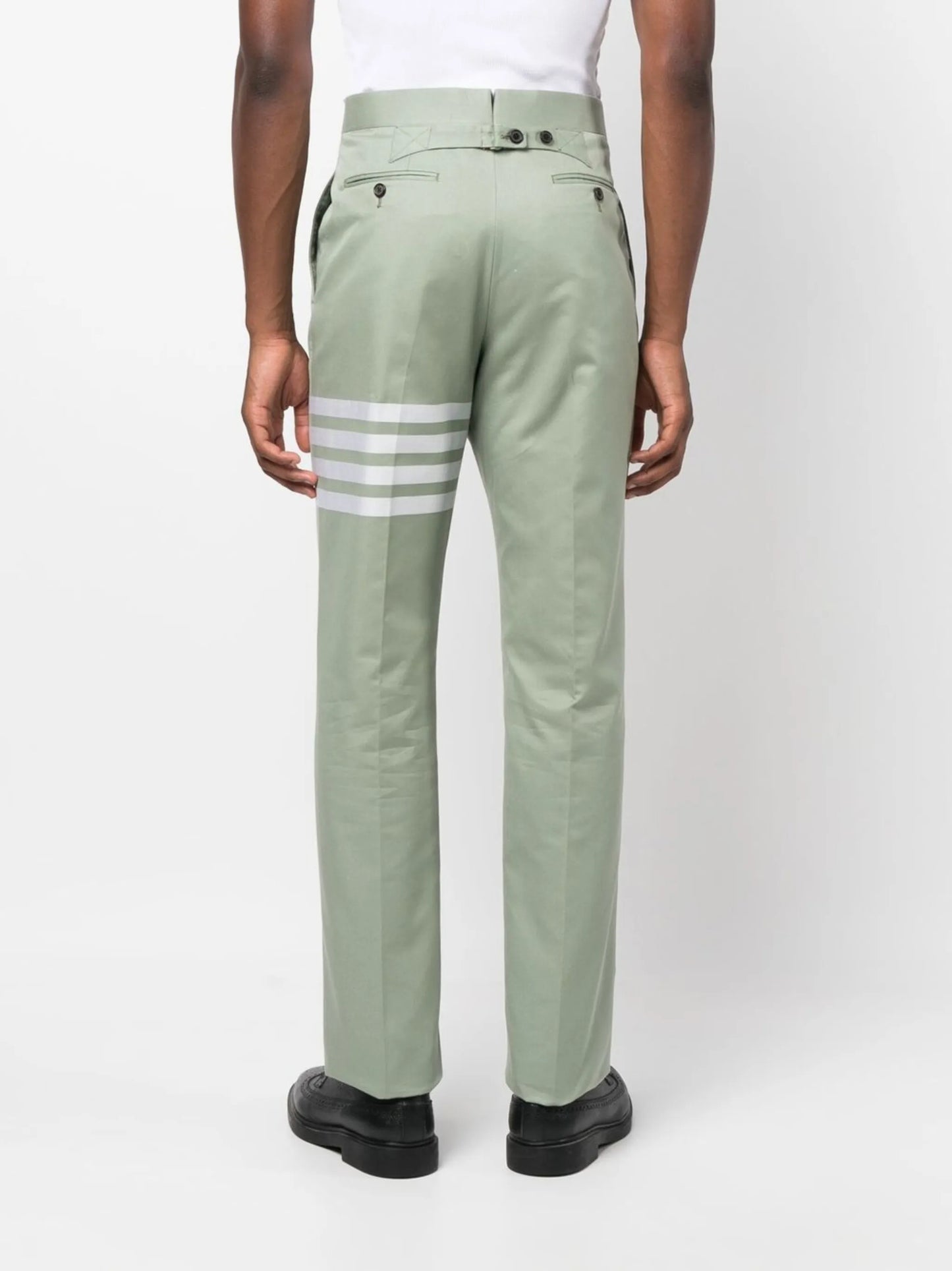 4 Bar Stripe cropped tailored trousers