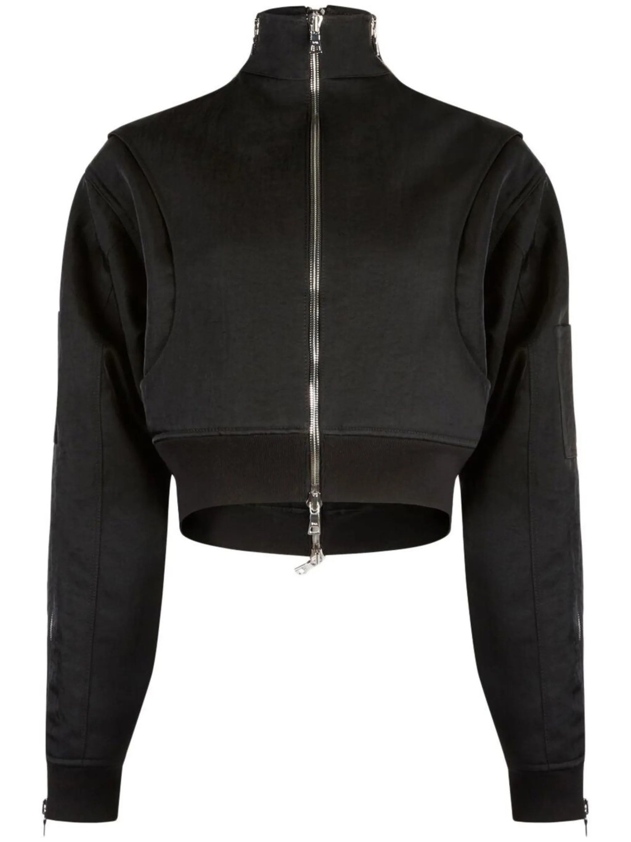 Dulce cropped zip-up jacket