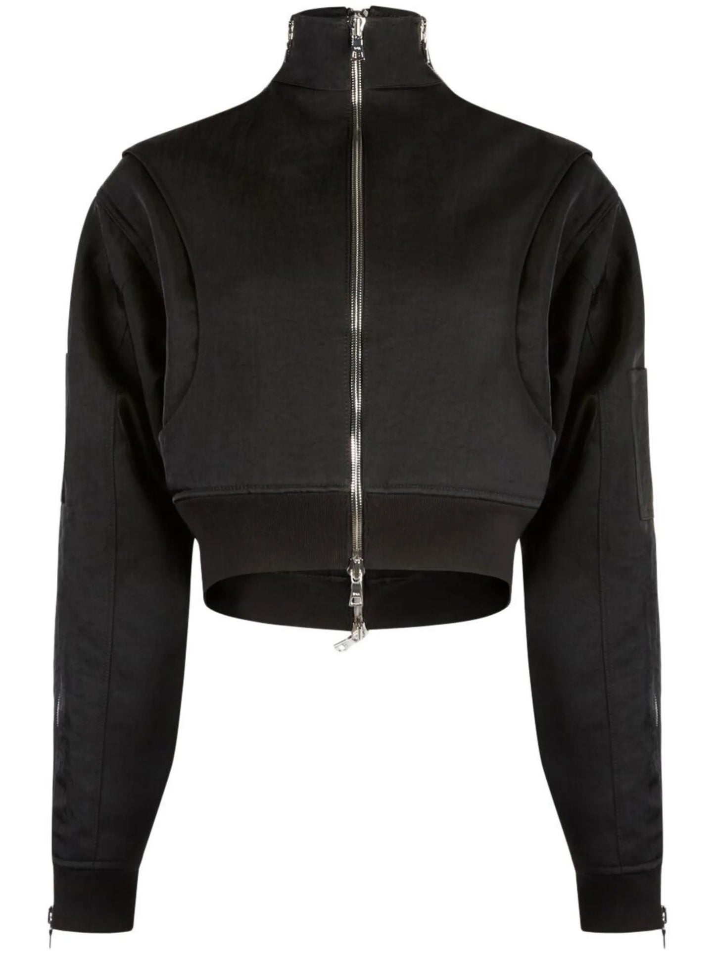Dulce cropped zip-up jacket