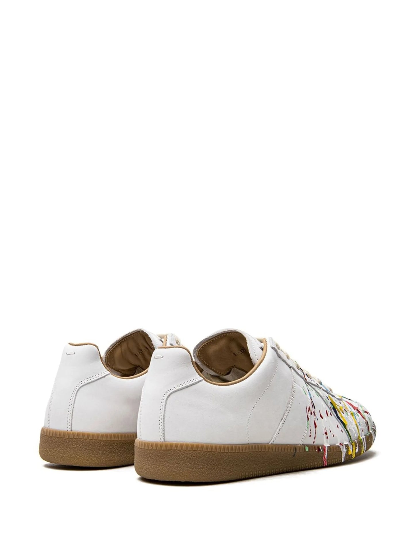 Replica paint-splatter sneakers