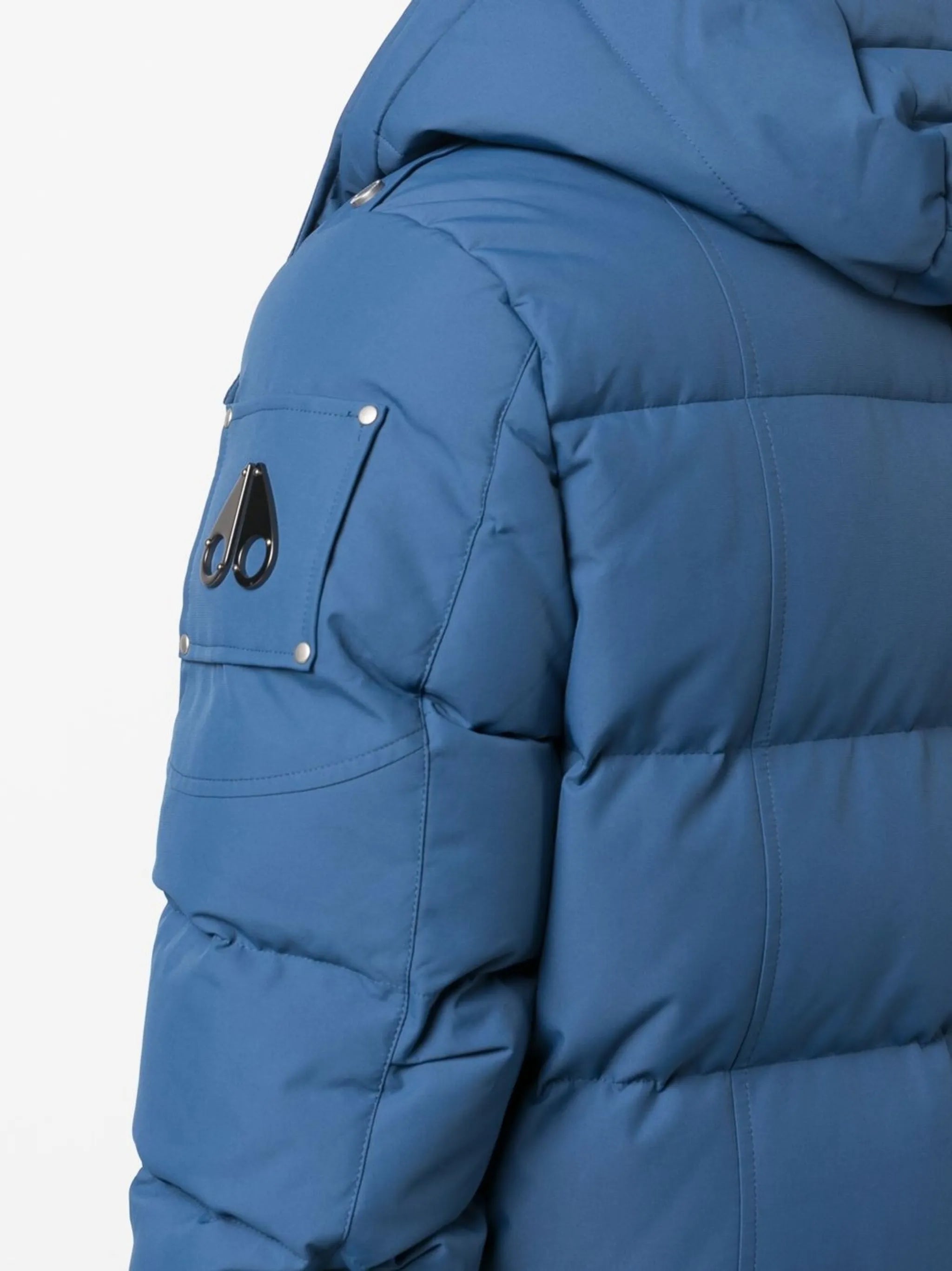 detachable-hood padded coat