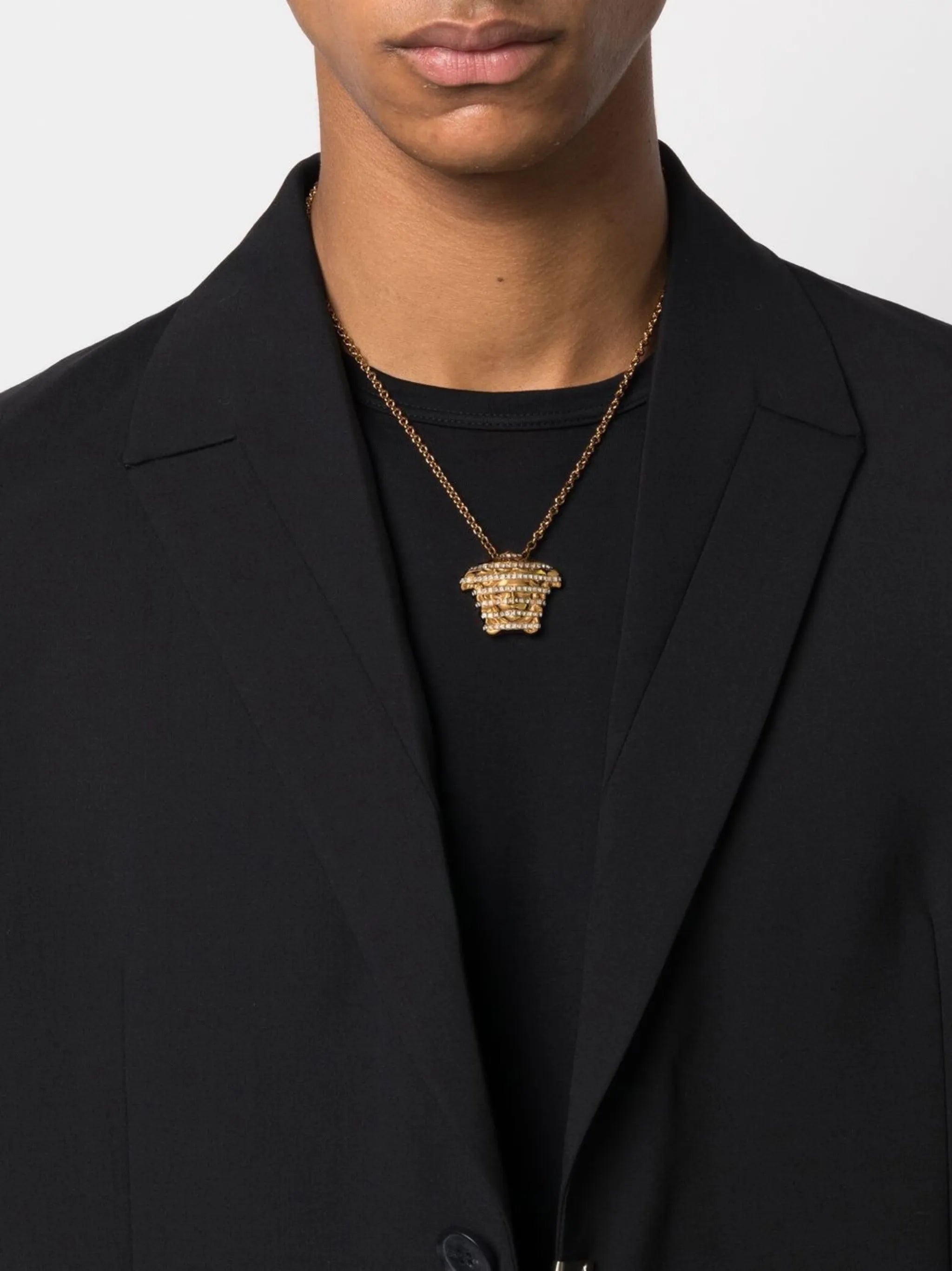 crystal-embellished necklace
