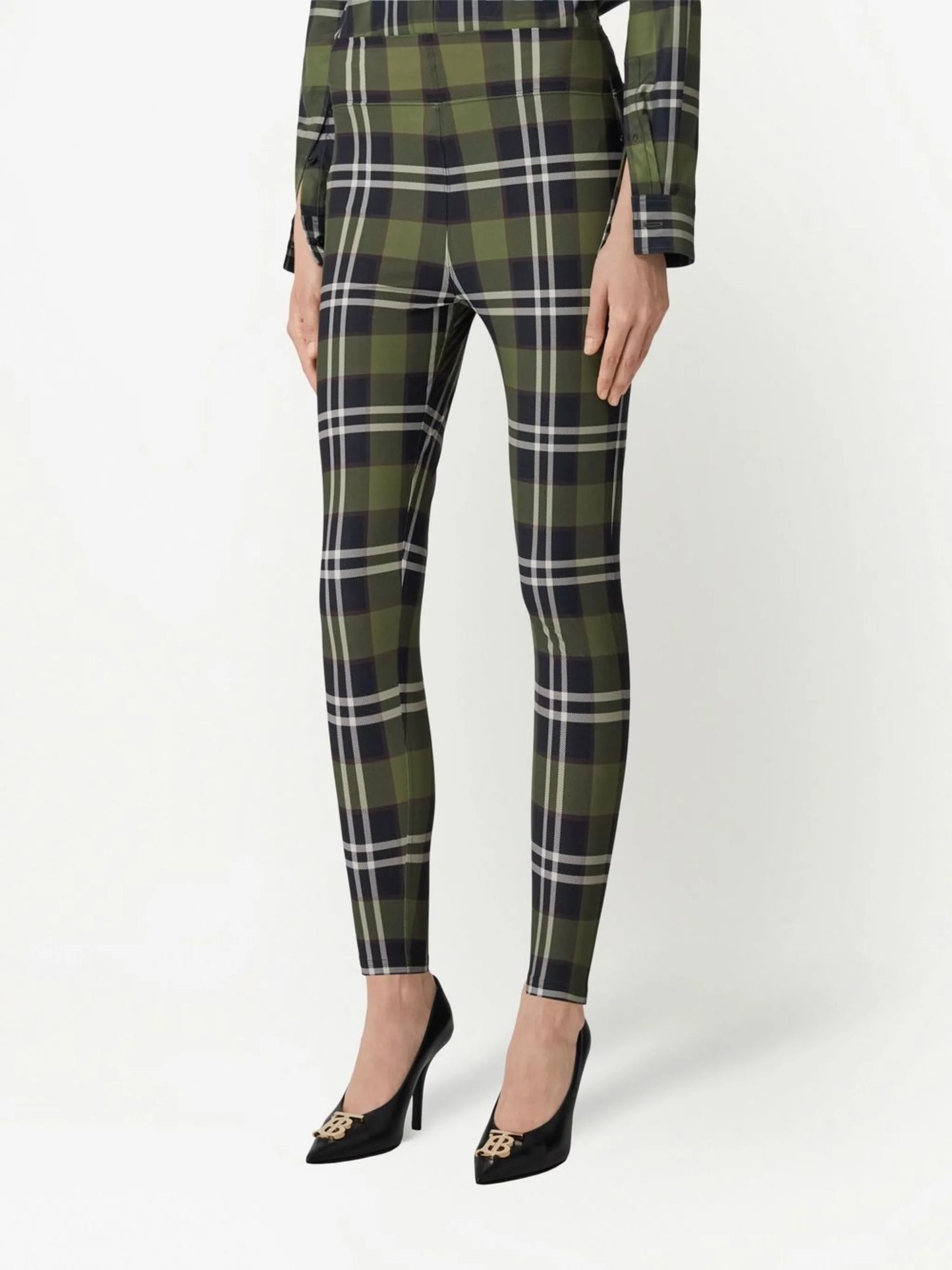 Vintage Check stretch leggings