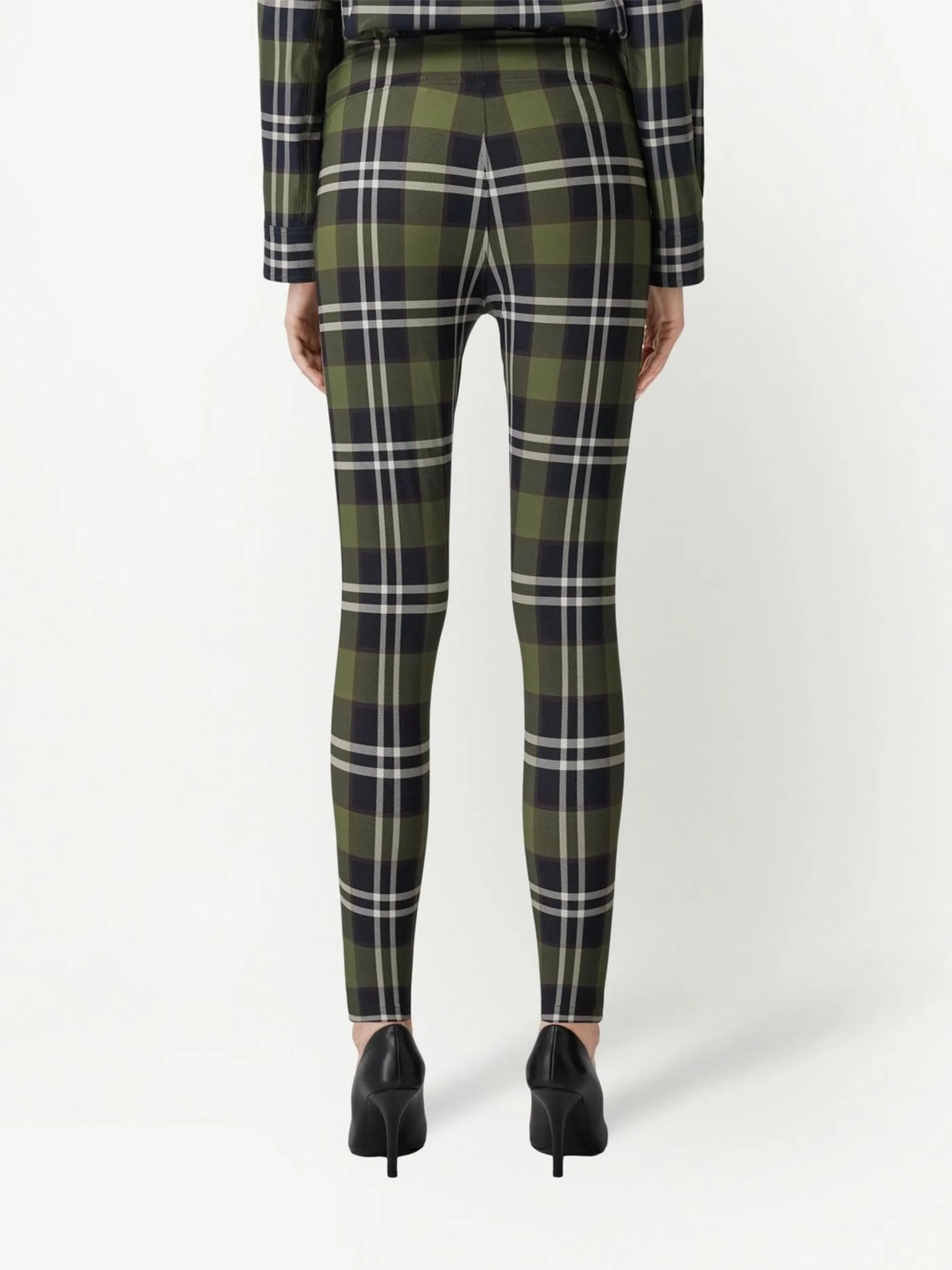 Vintage Check stretch leggings