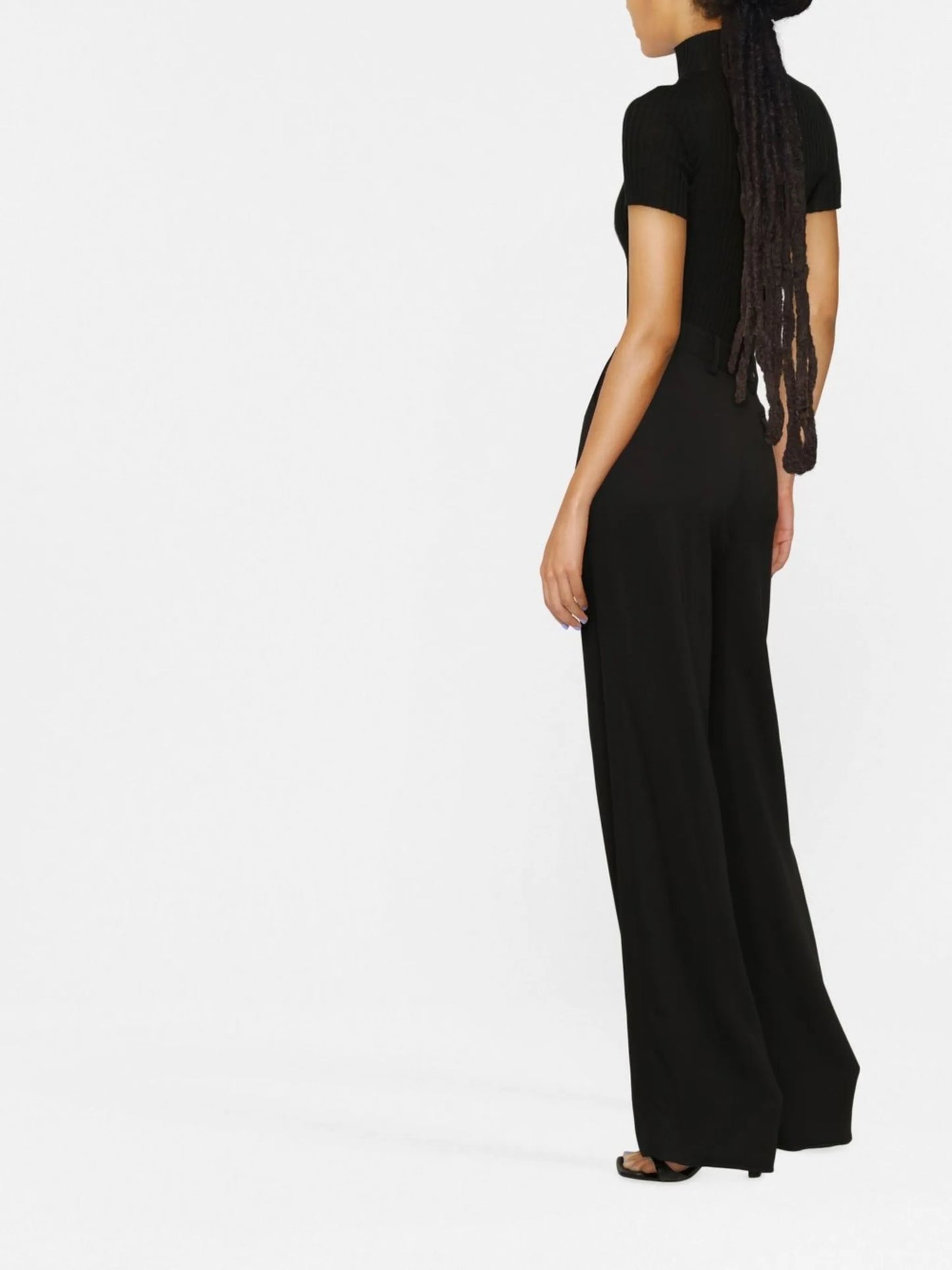 ribbed-knit virgin-wool body
