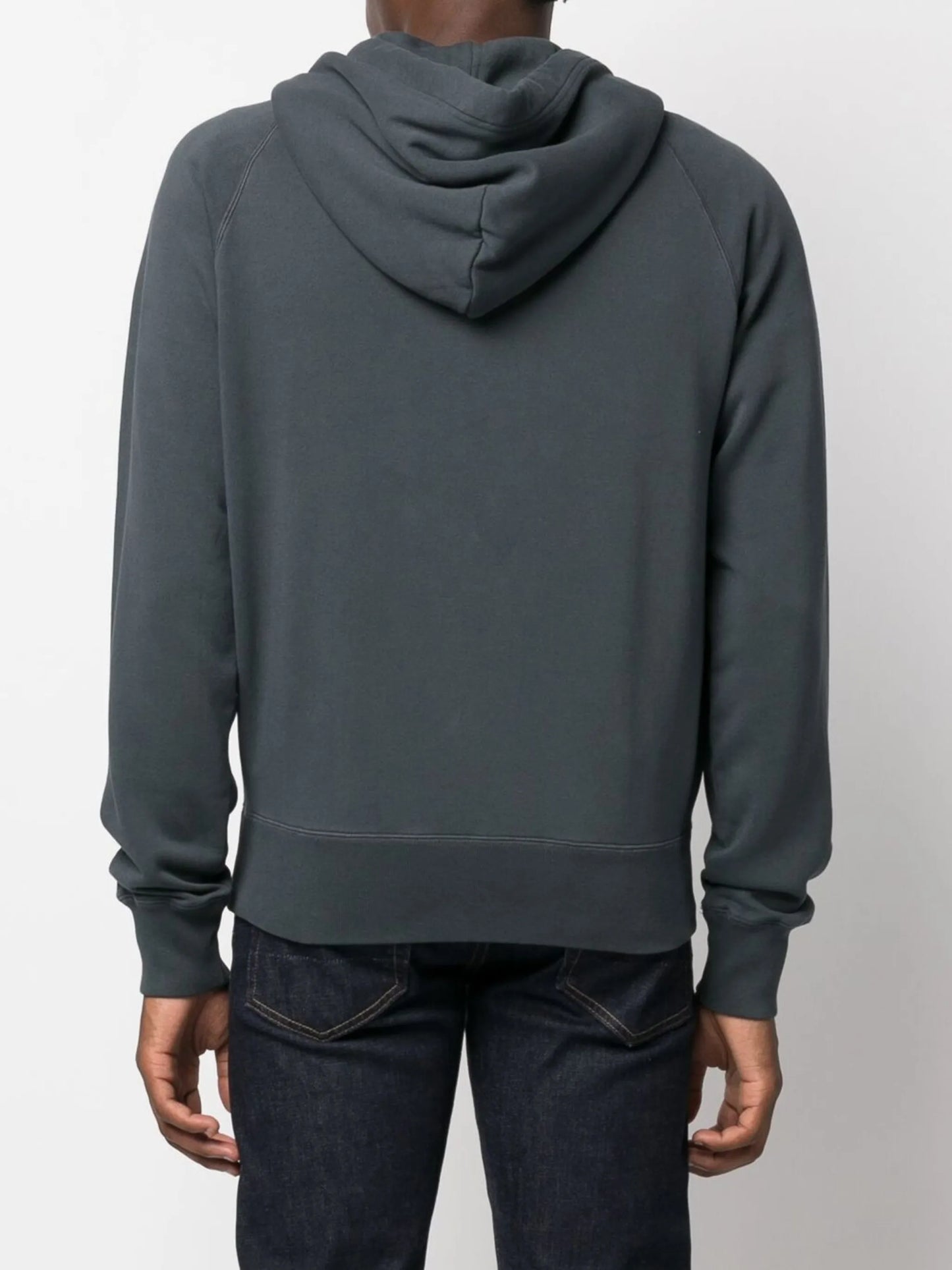 zip-up cotton hoodie