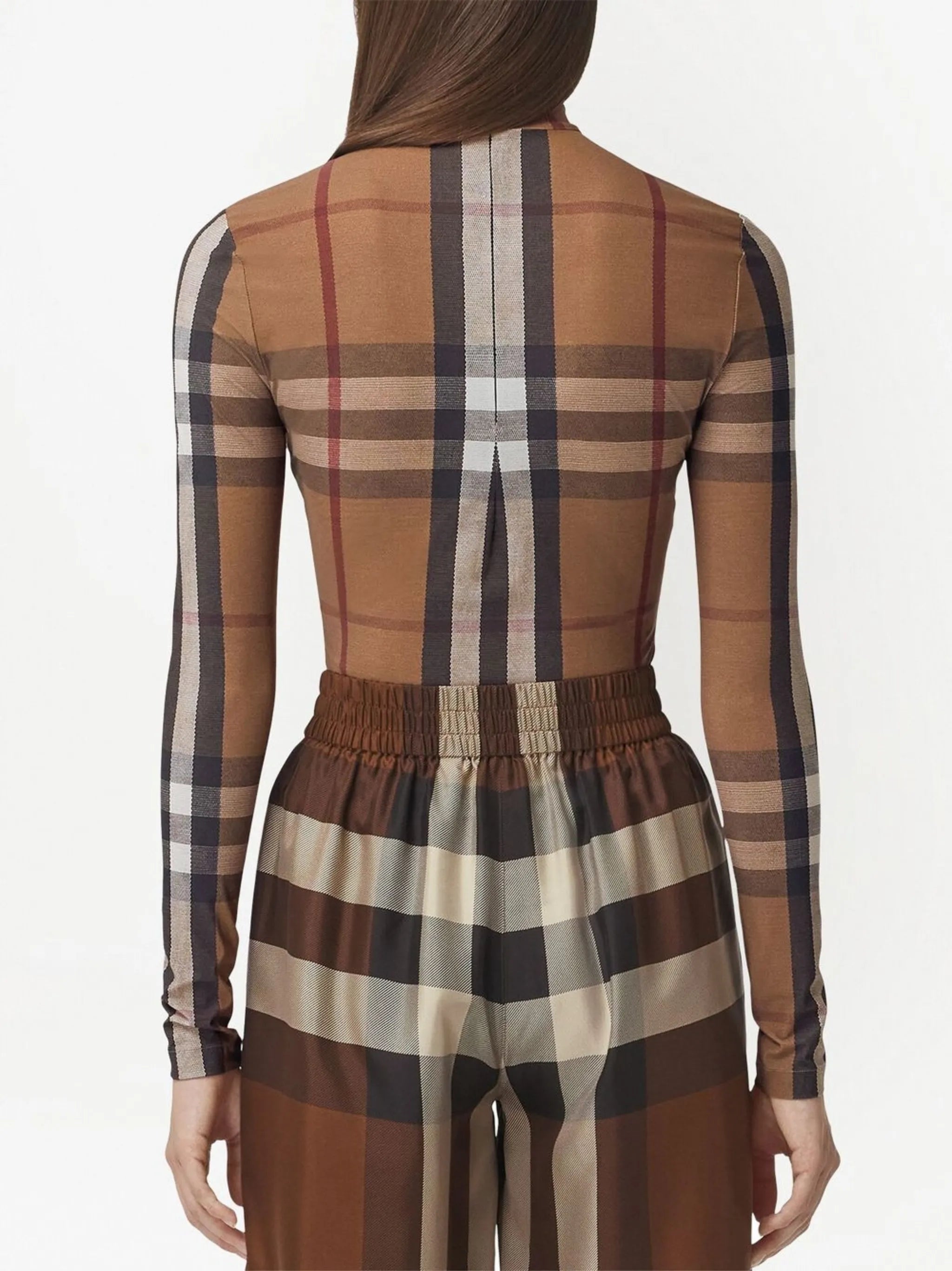 Vintage Check turtleneck top