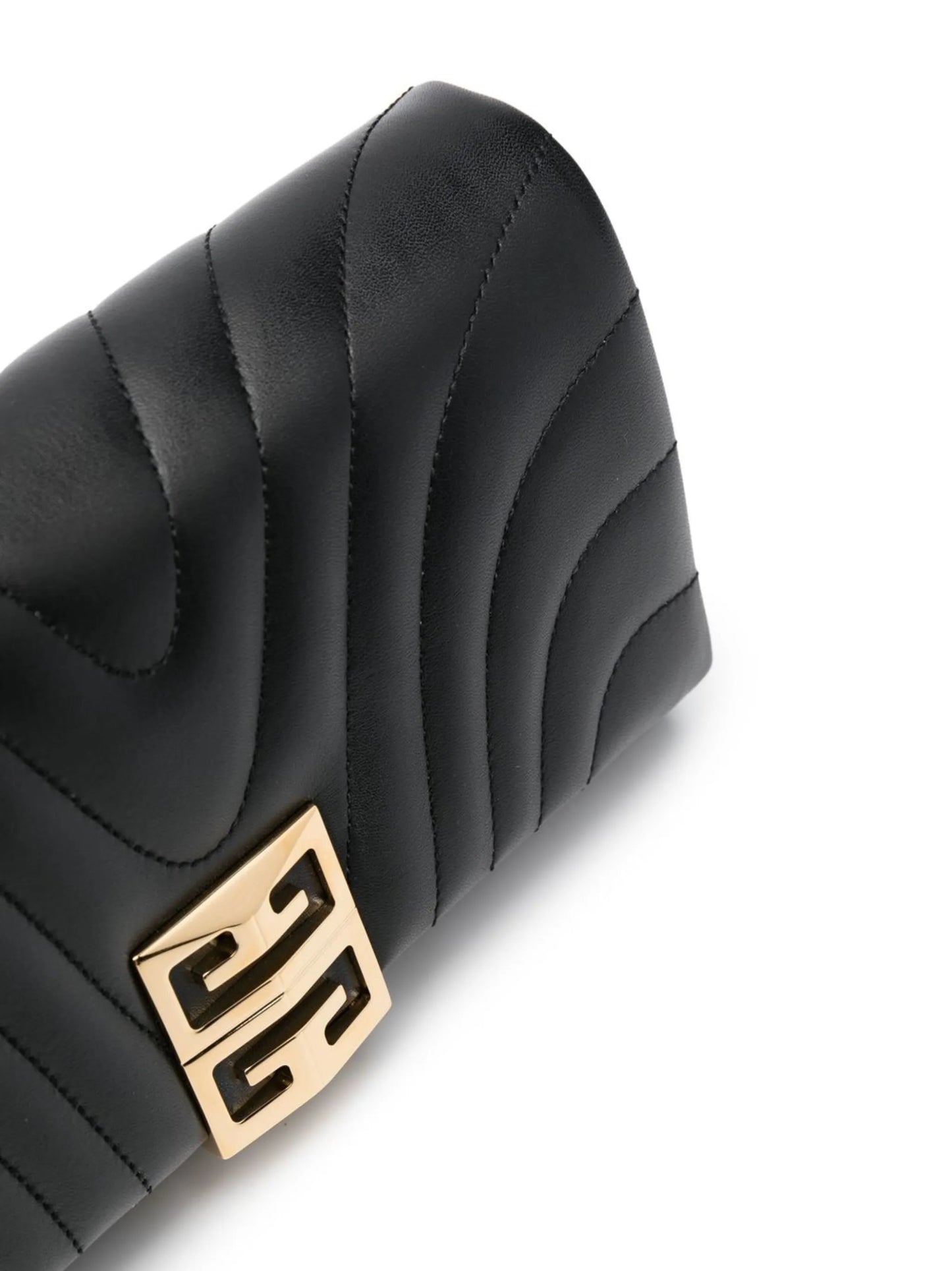 quilted logo-plaque shoulder bag