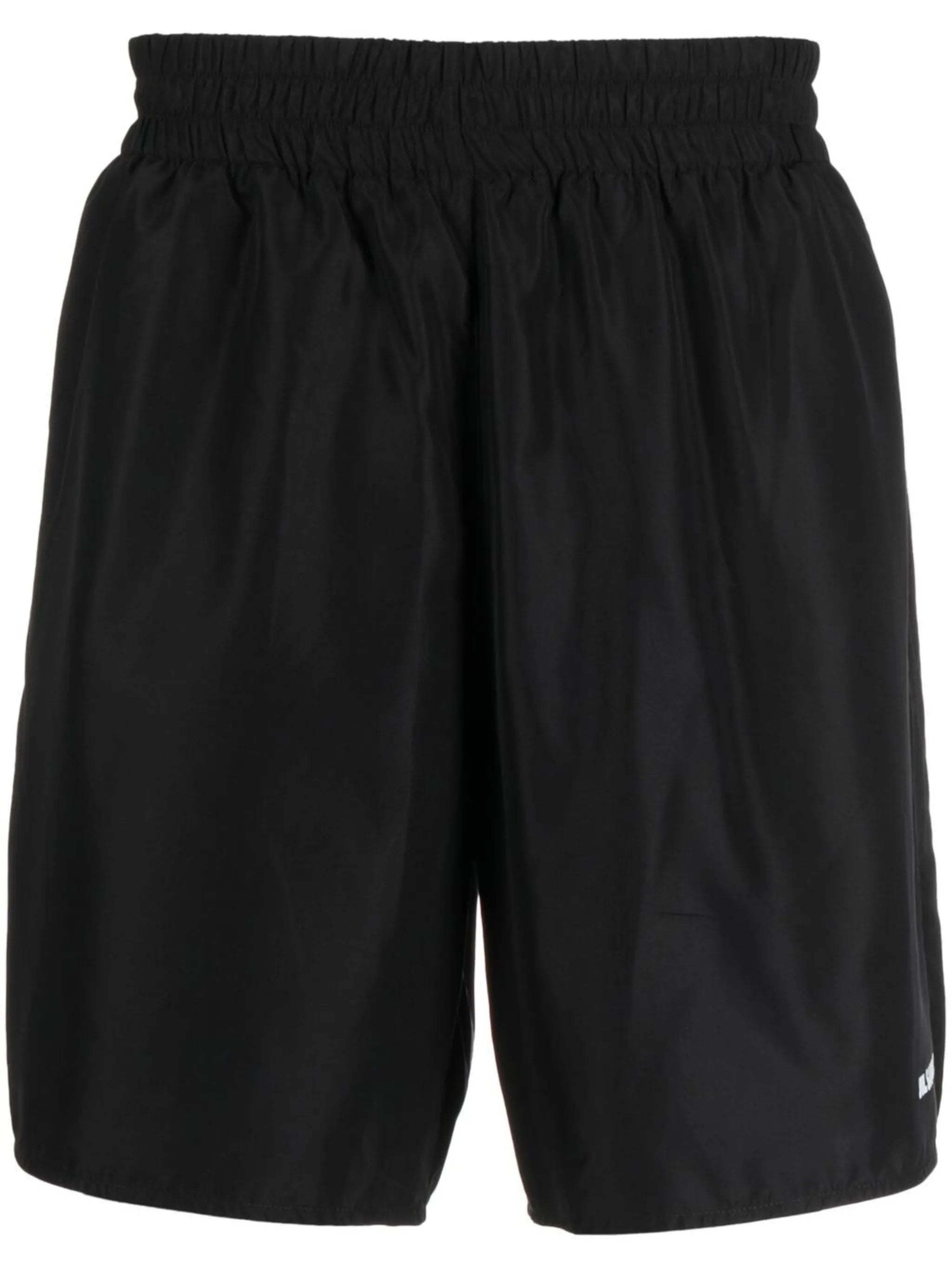 elasticated-waist shorts