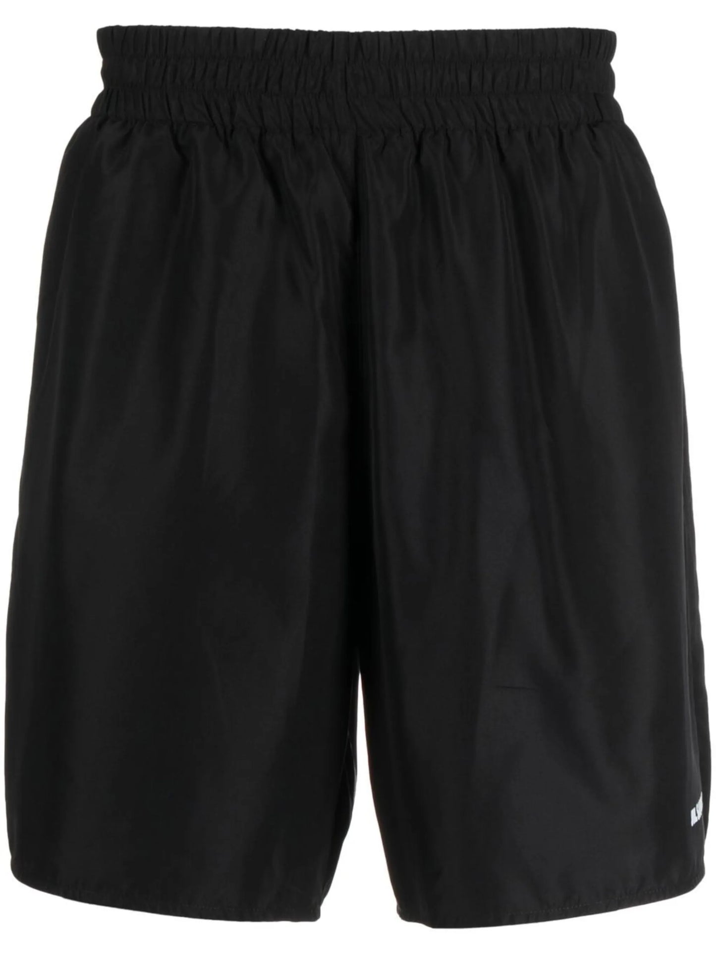 elasticated-waist shorts
