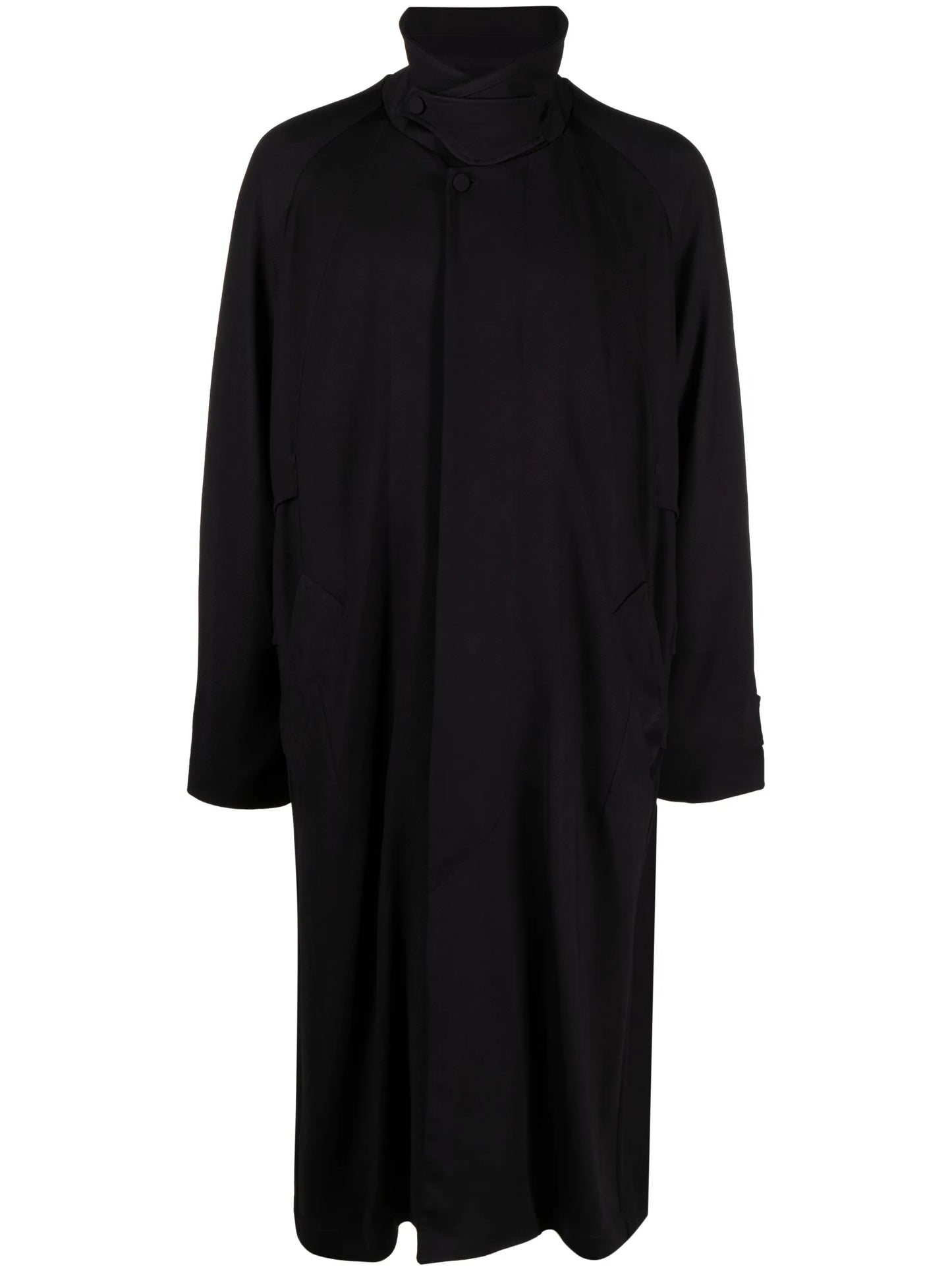 Ria high-neck trench coat