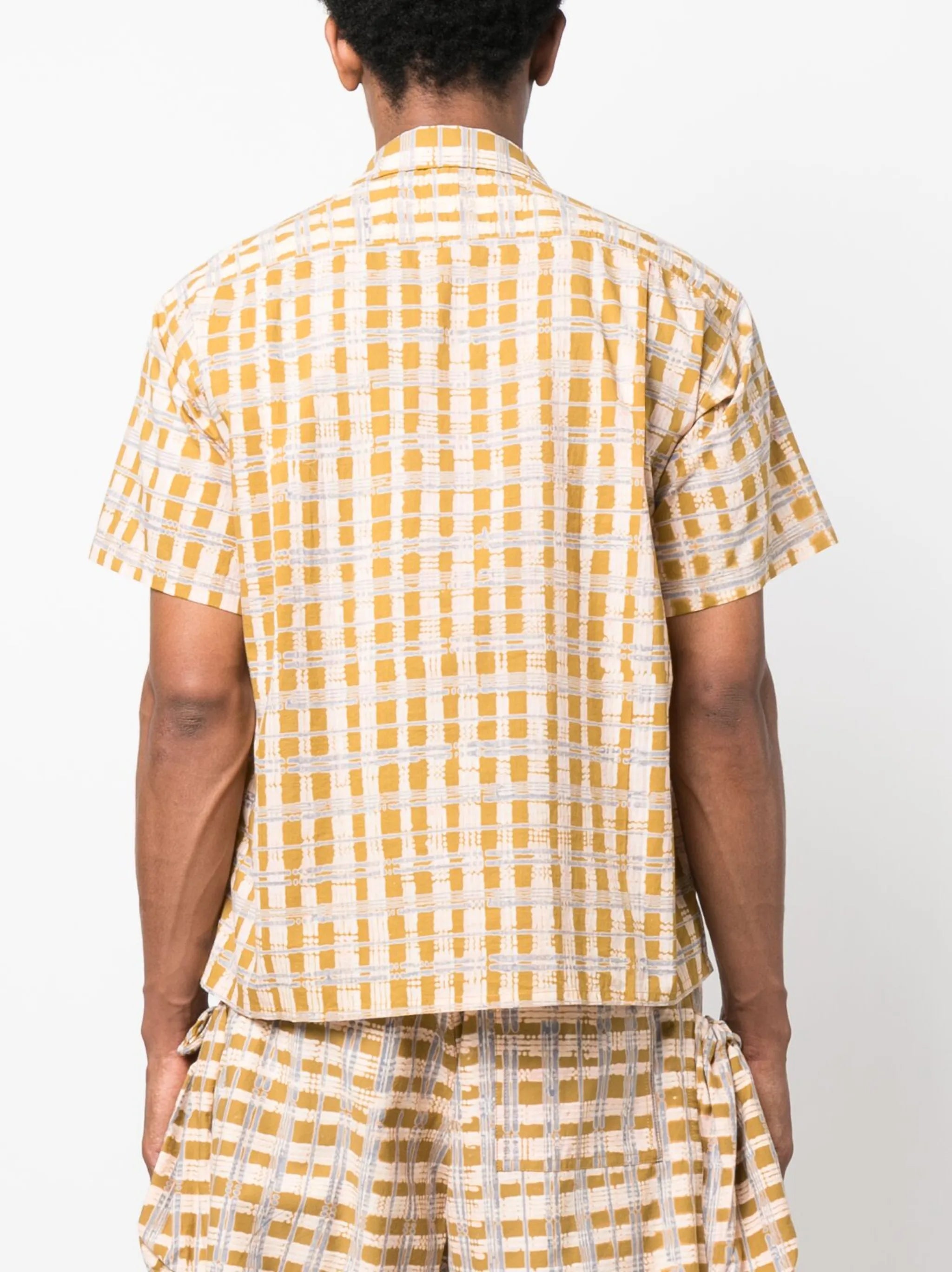 Shore checked cotton shirt