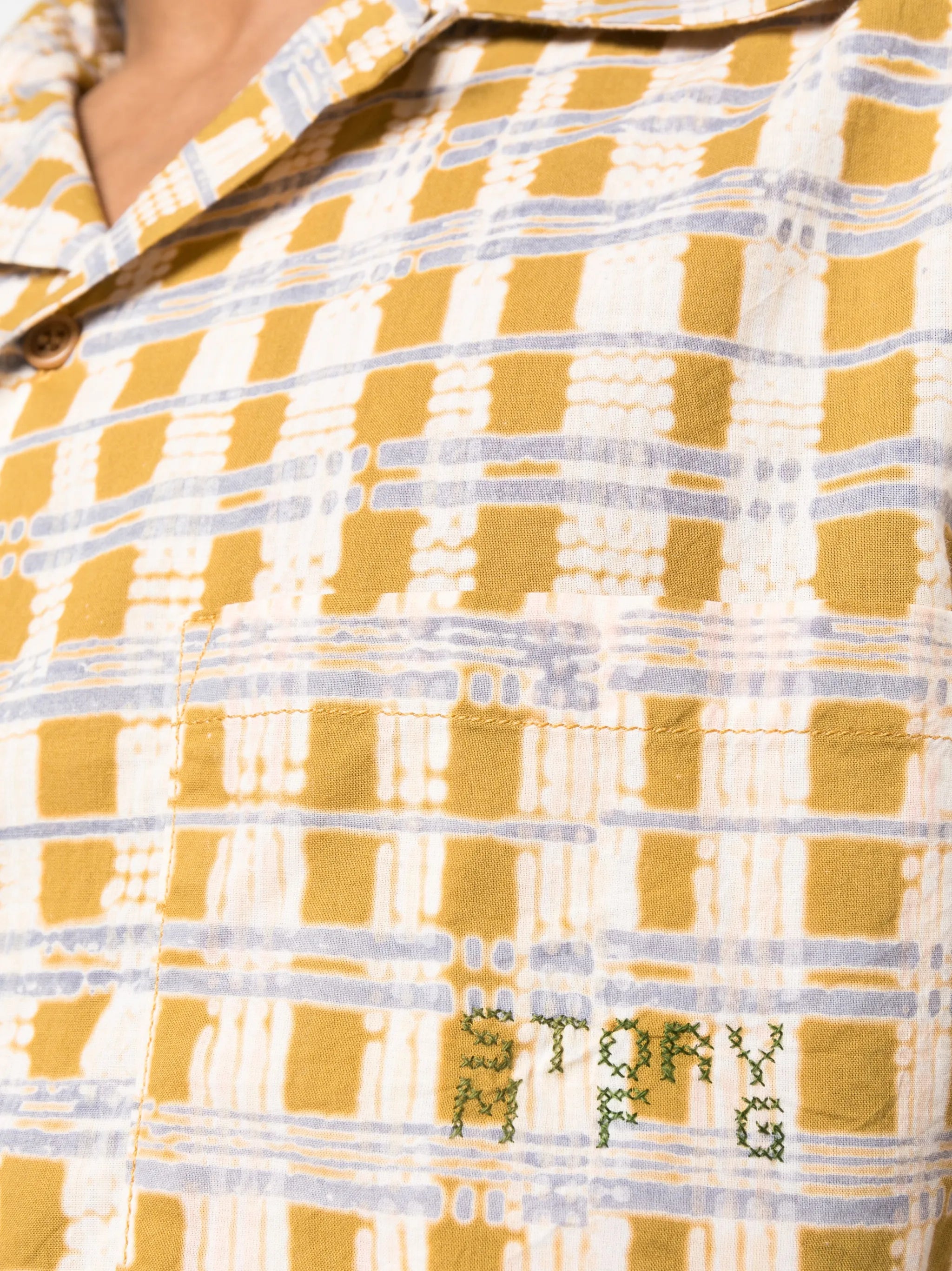 Shore checked cotton shirt