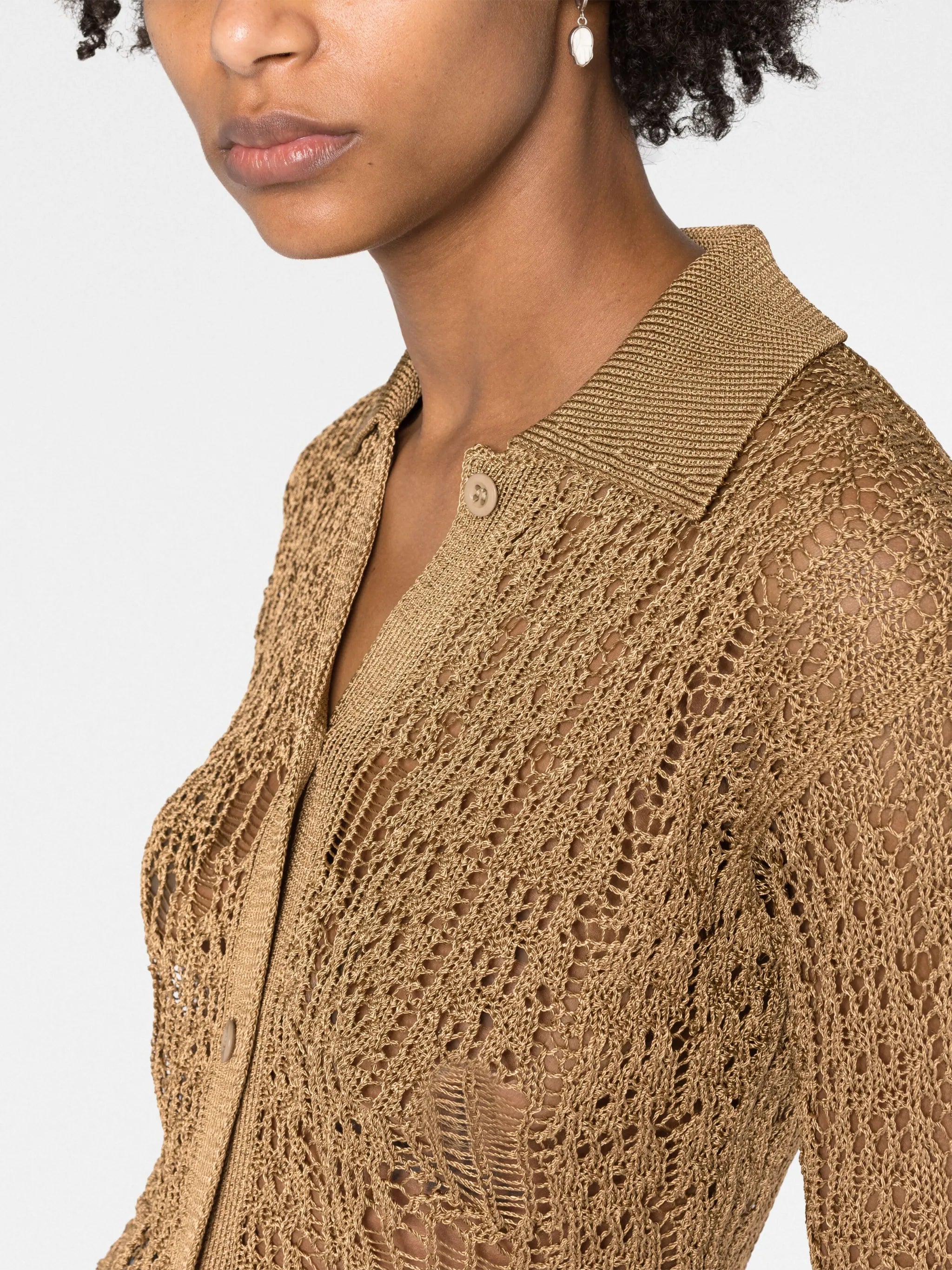 Kapia open-knit cardigan