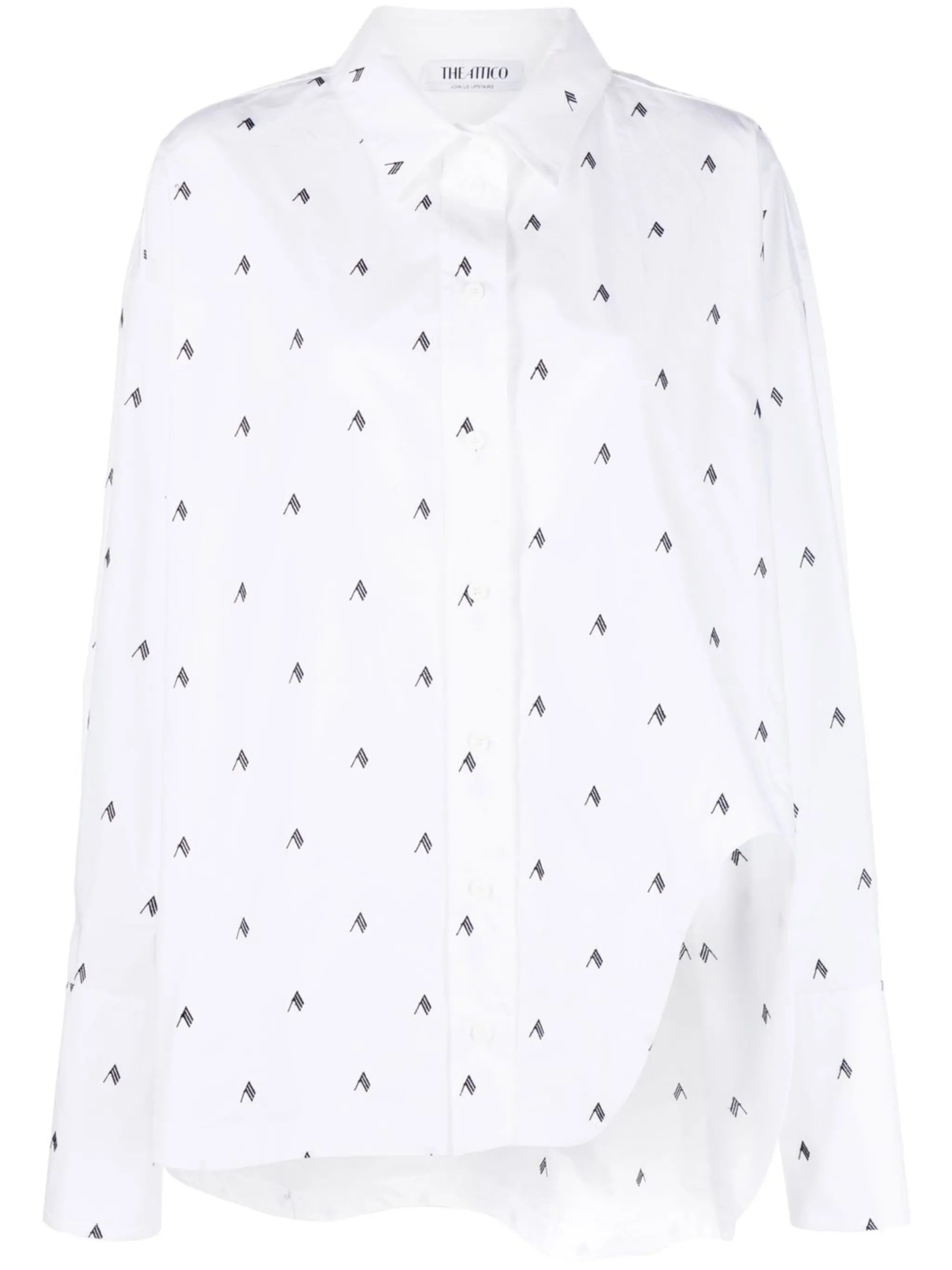 Diana oversized logo-print shirt