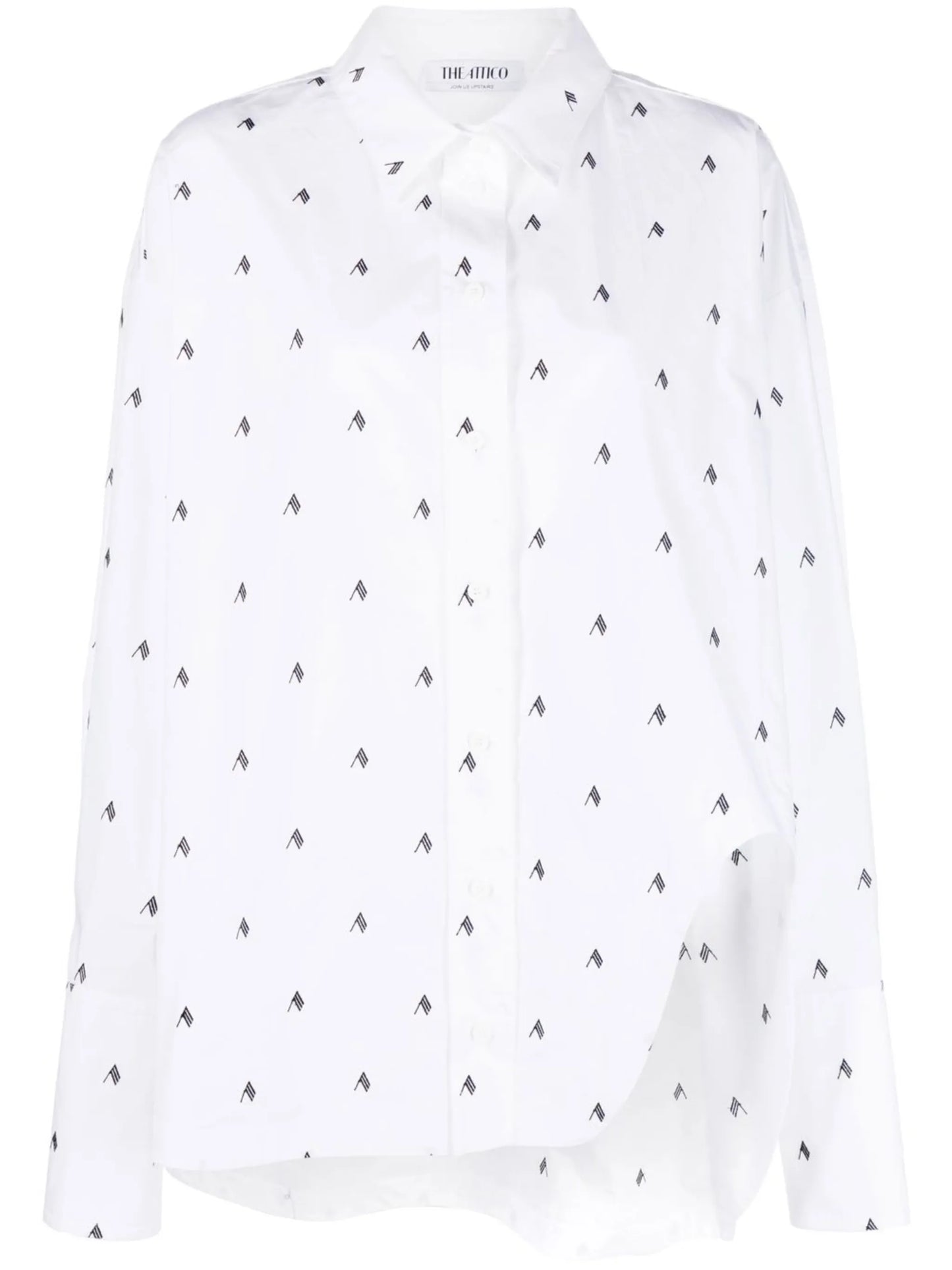 Diana oversized logo-print shirt