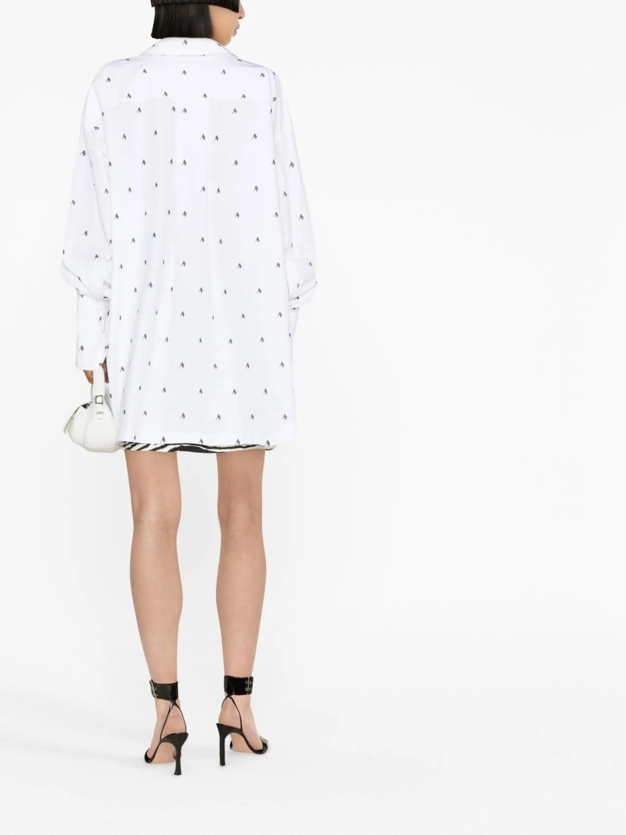 Diana oversized logo-print shirt