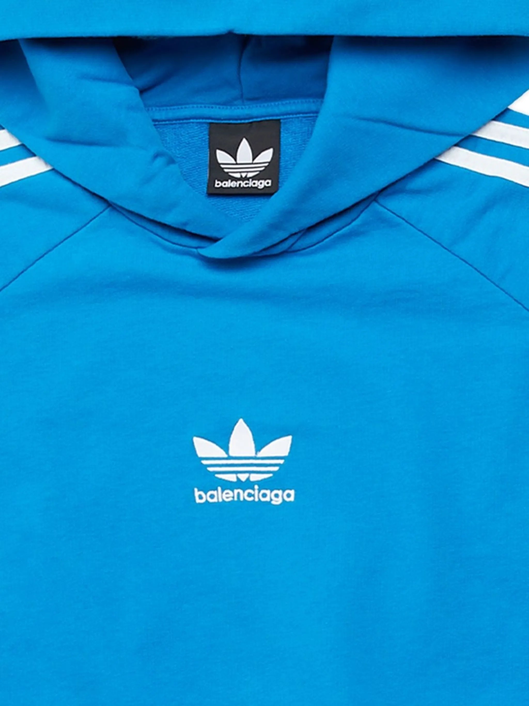 x adidas Large Fit cotton hoodie