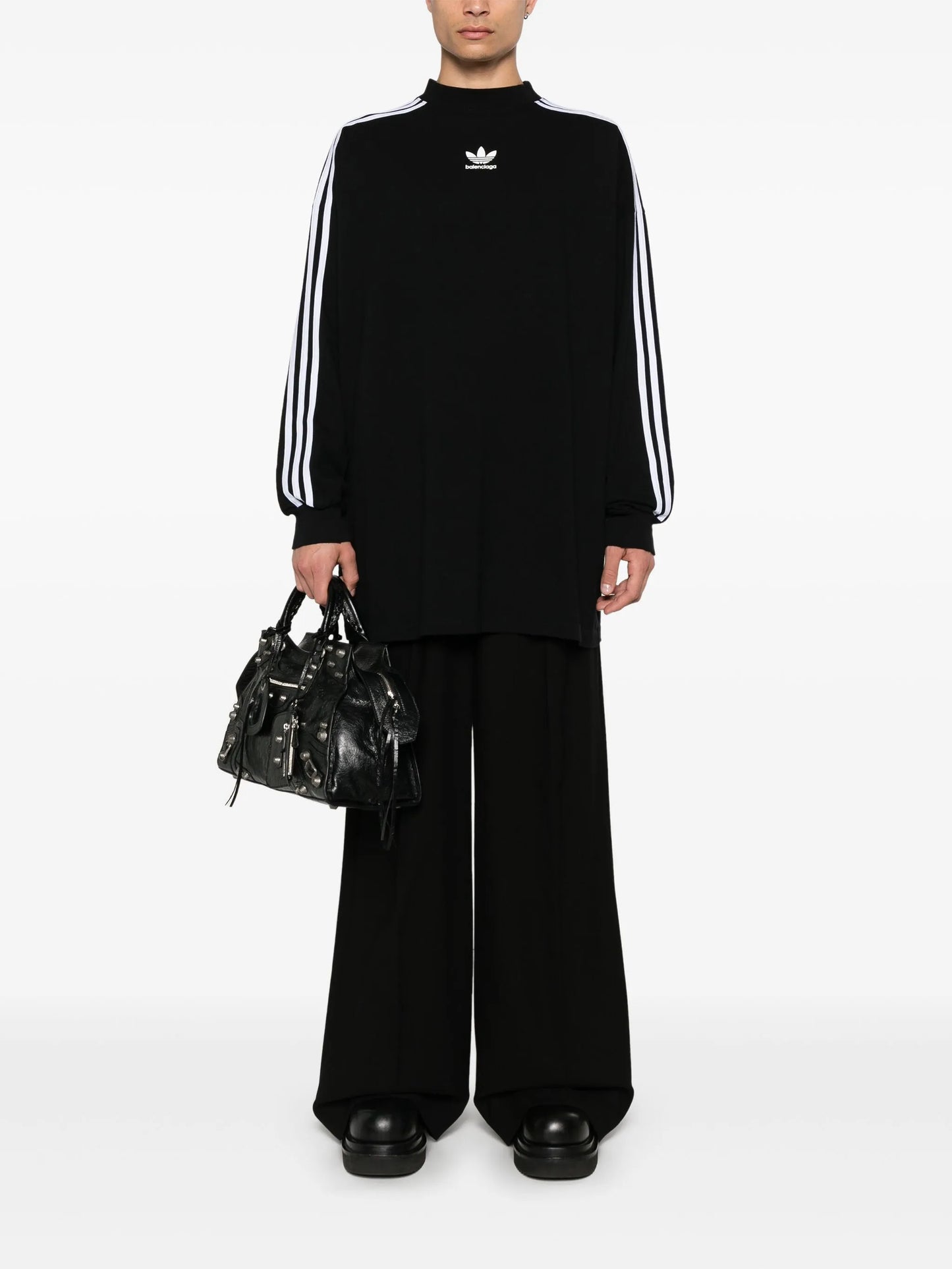 x adidas Trefoil-print T-shirt