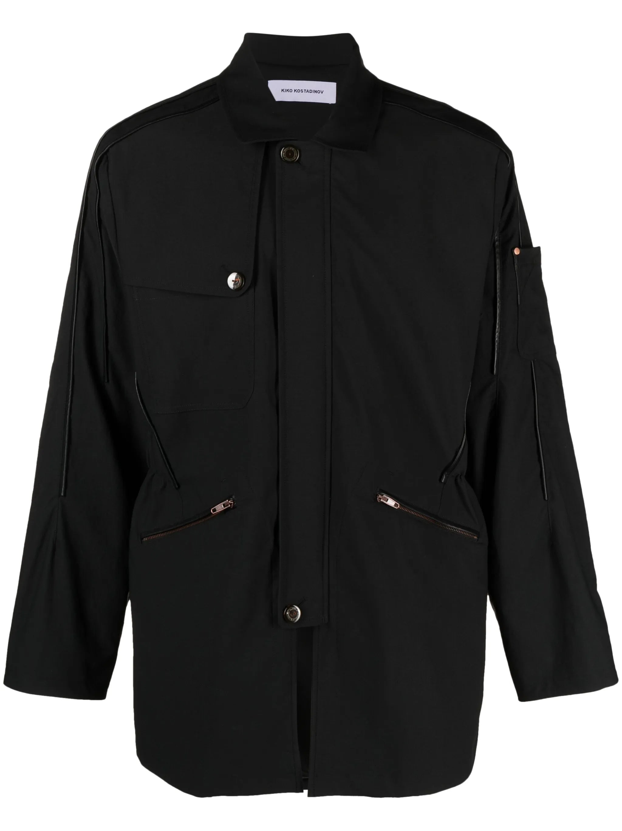 Uniform spread-collar jacket