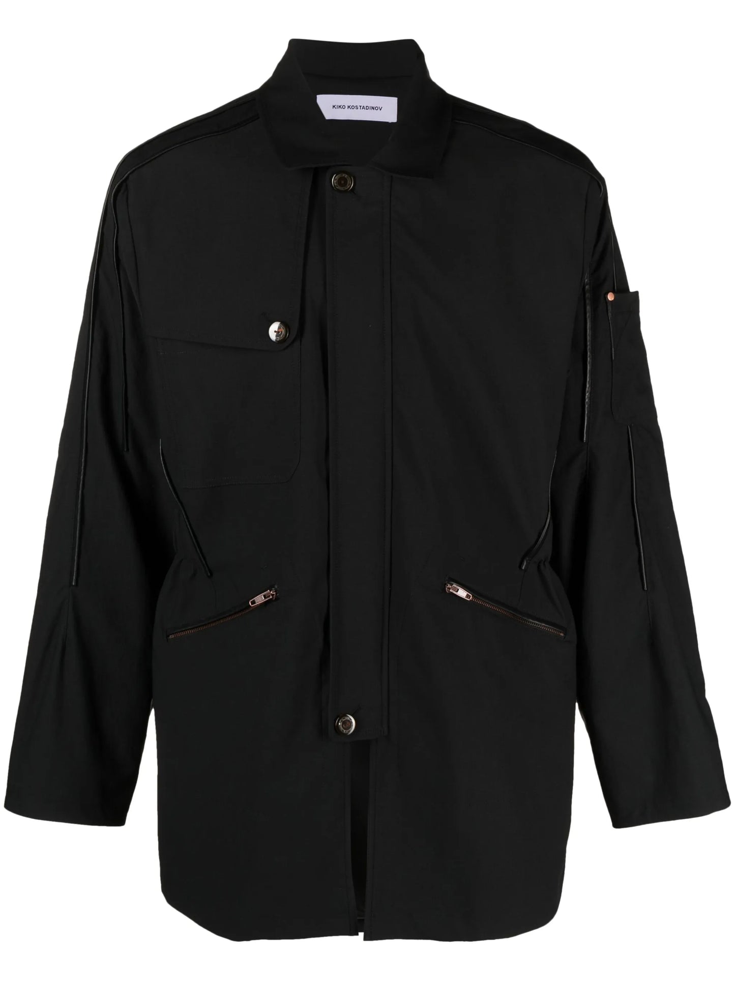 Uniform spread-collar jacket