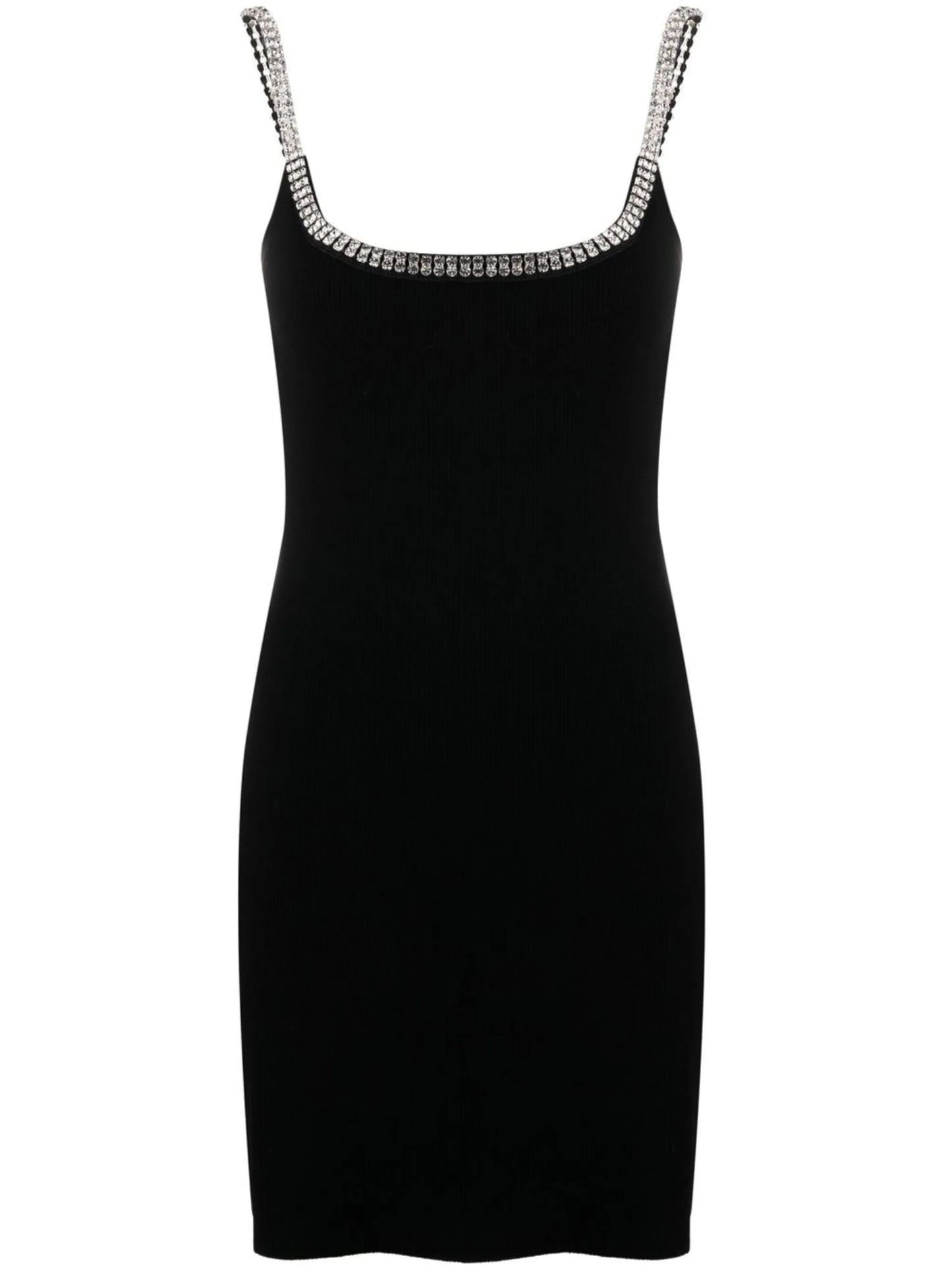 crystal-embellished sleeveless minidress