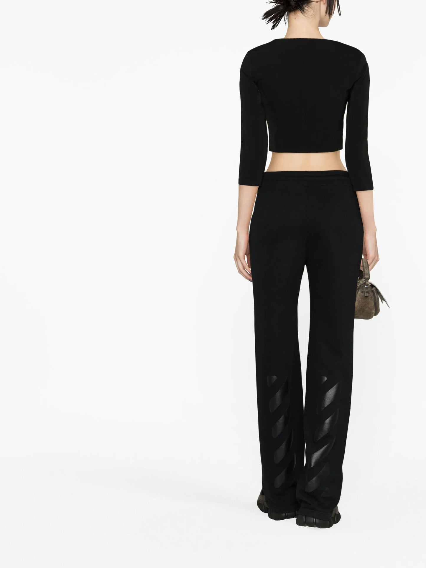 square-neck crop top