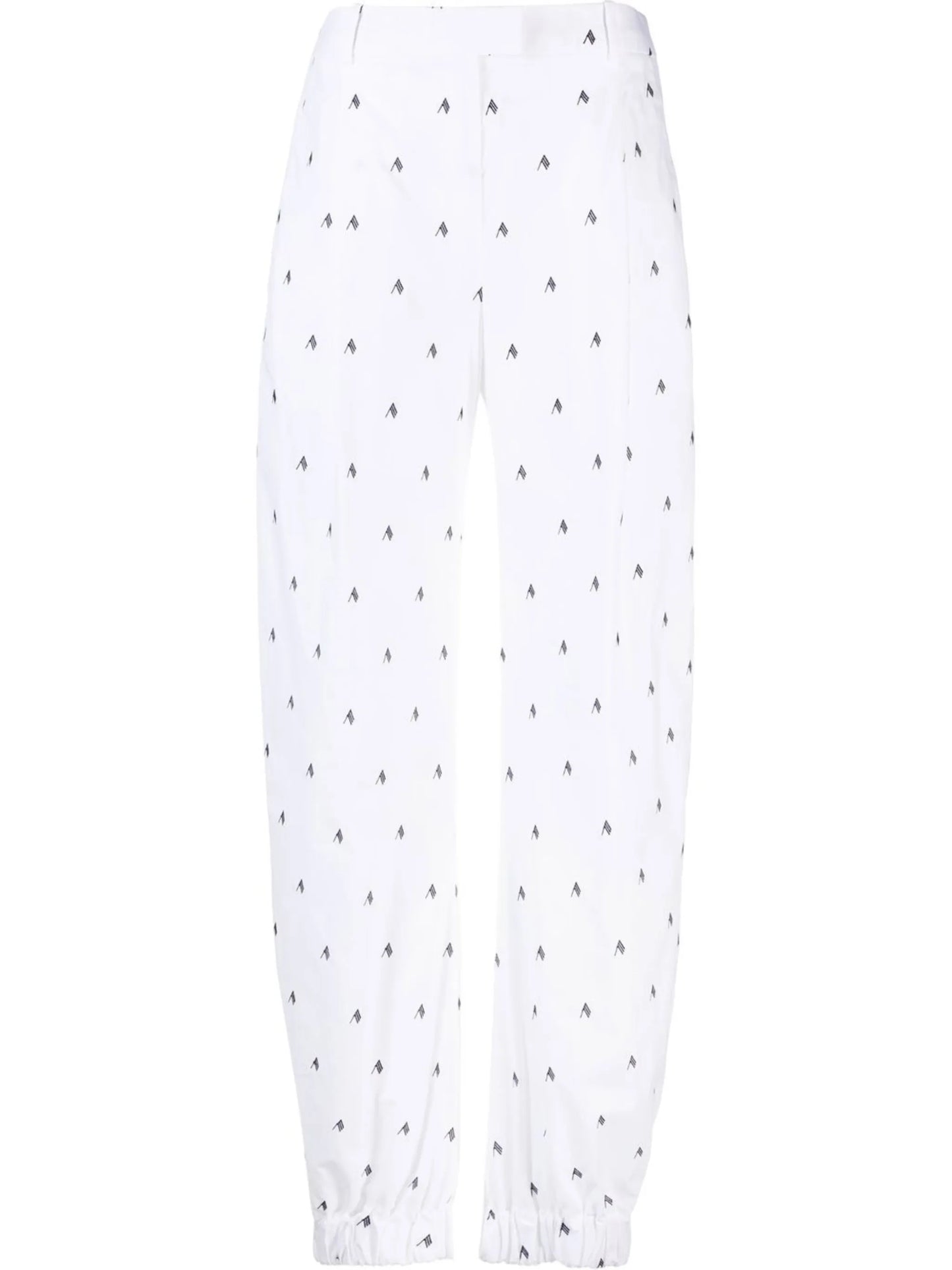 Rey logo-print wide-leg trousers