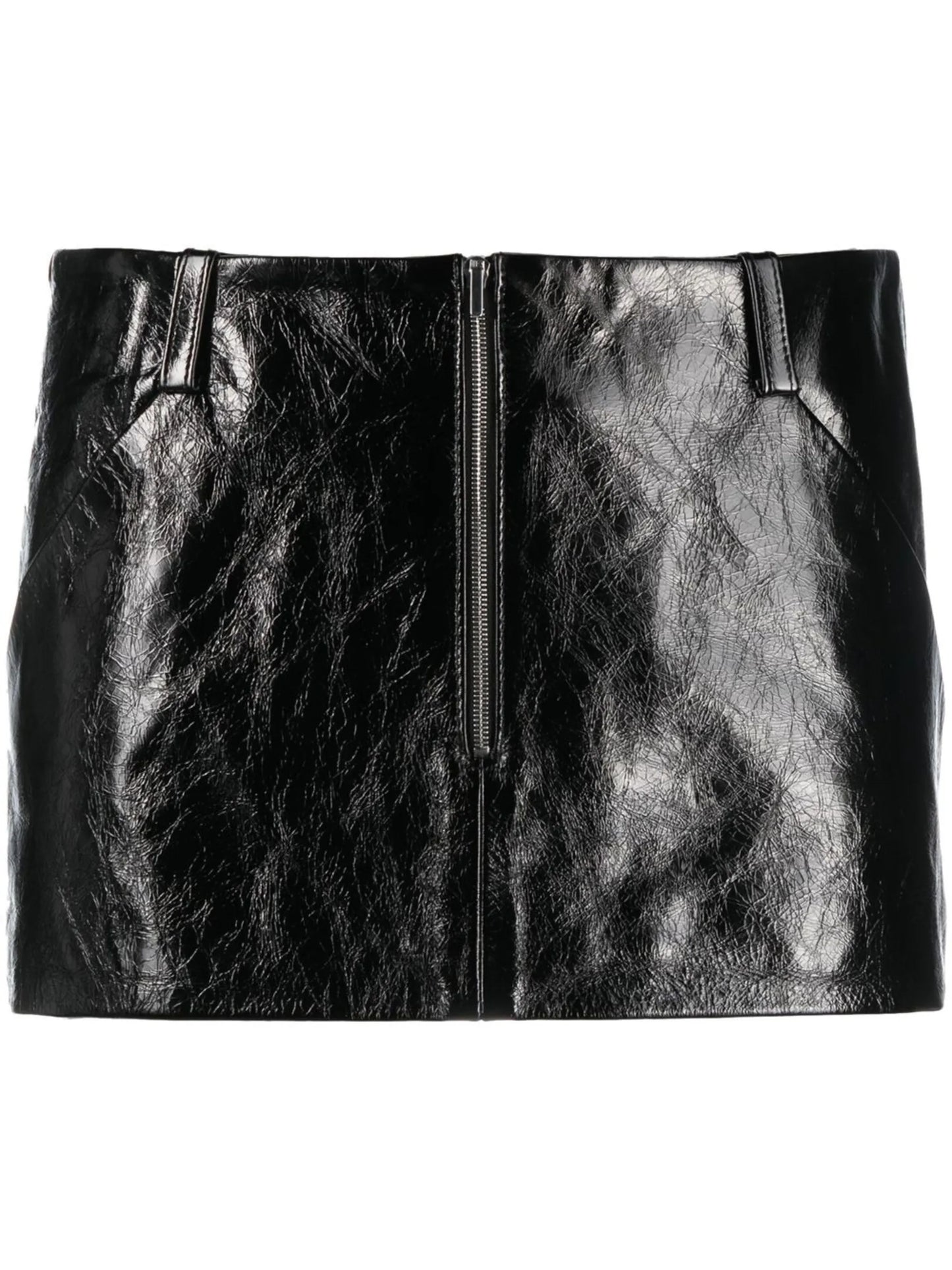 Alba leather miniskirt
