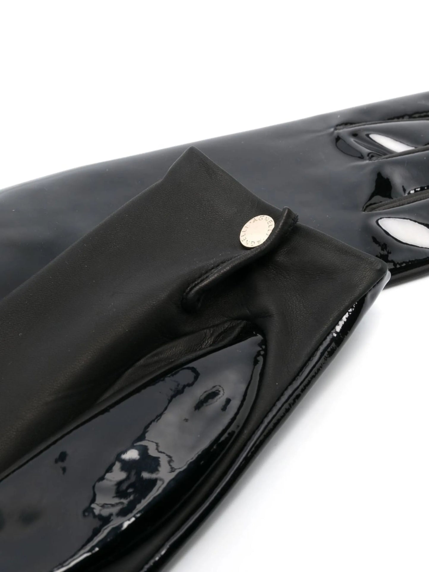 Funky vinyl leather gloves