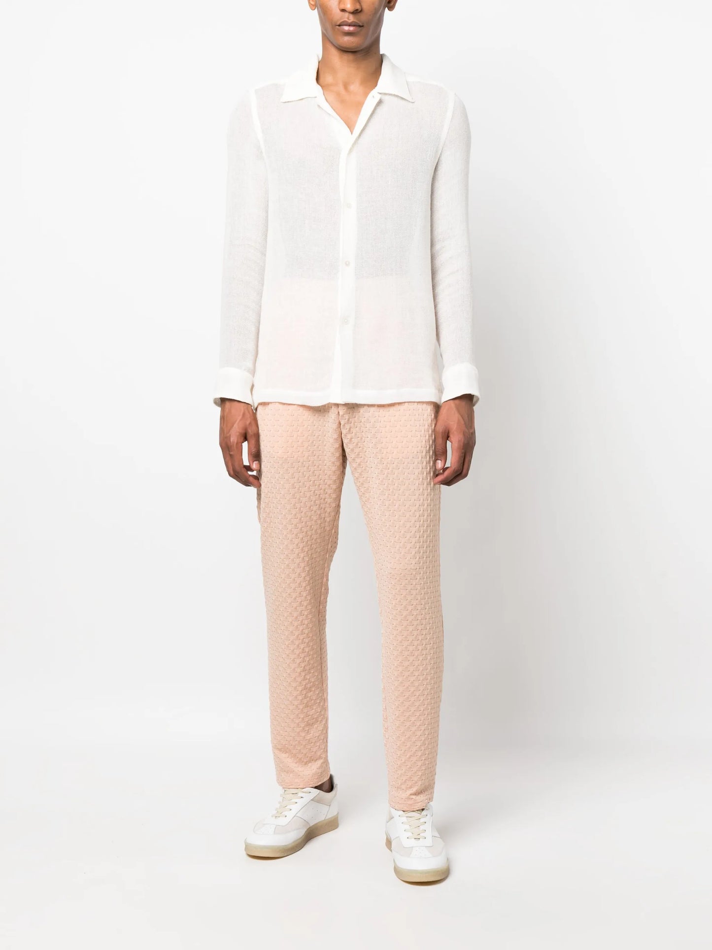 straight-leg trousers