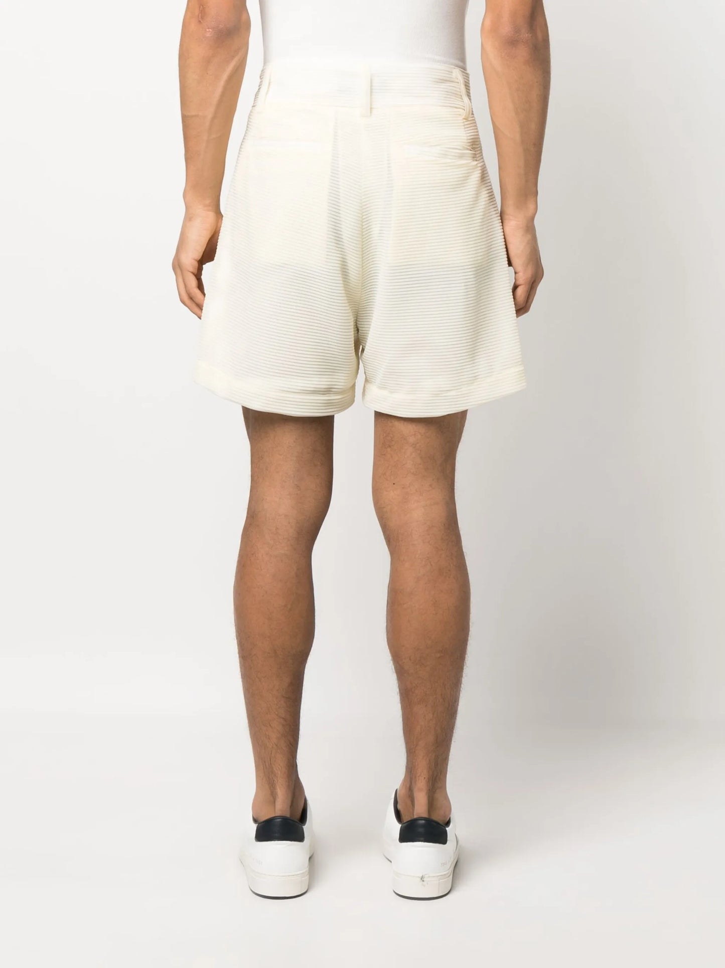 Freedom pleated tailored shorts