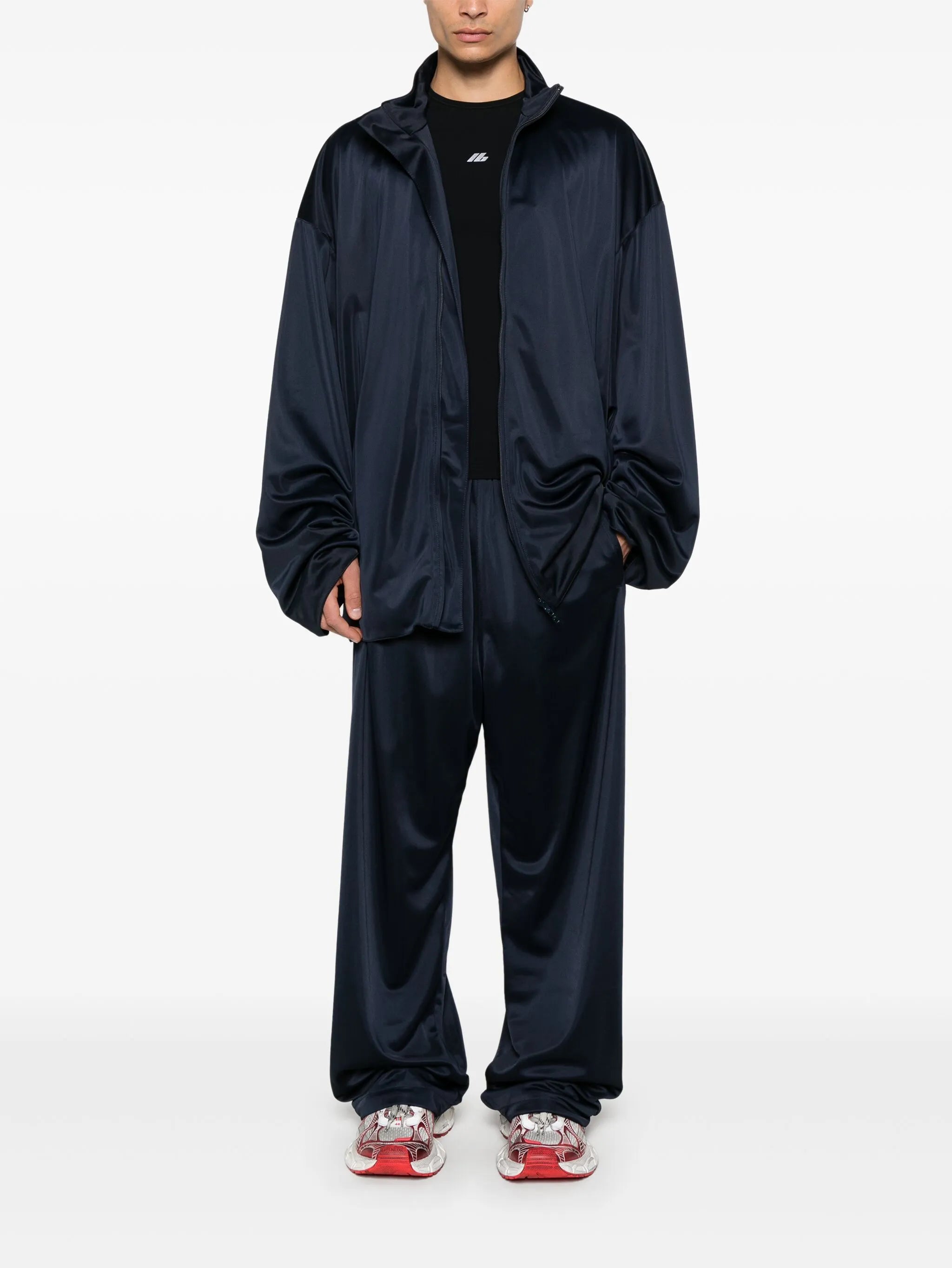 drawstring-fastening track pants