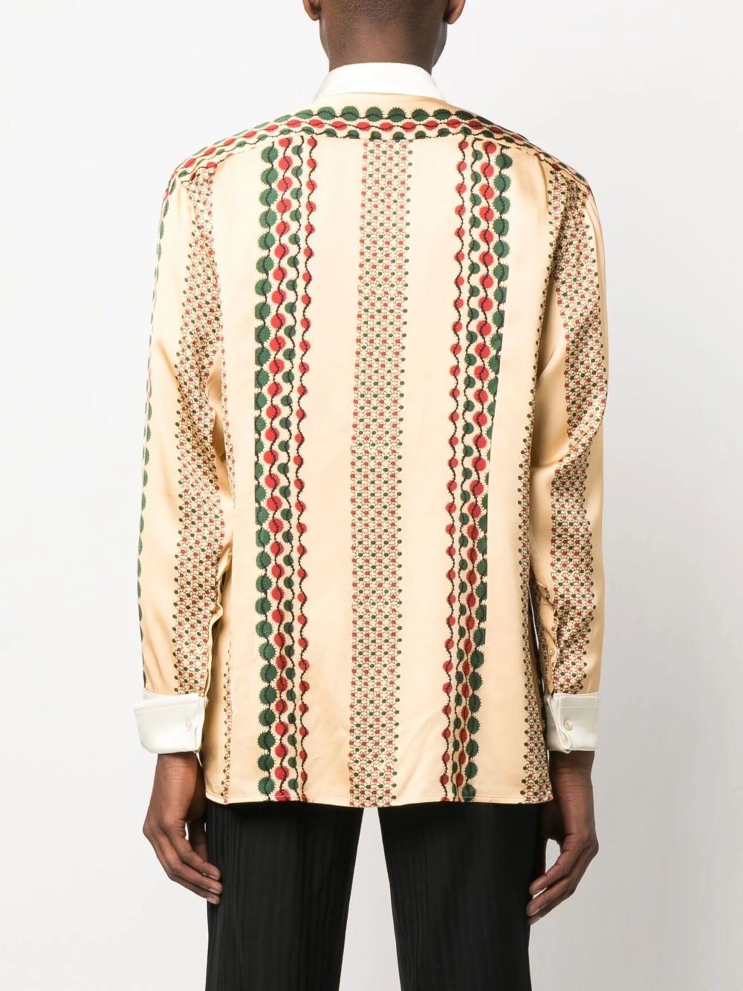 abstract-print long-sleeve shirt