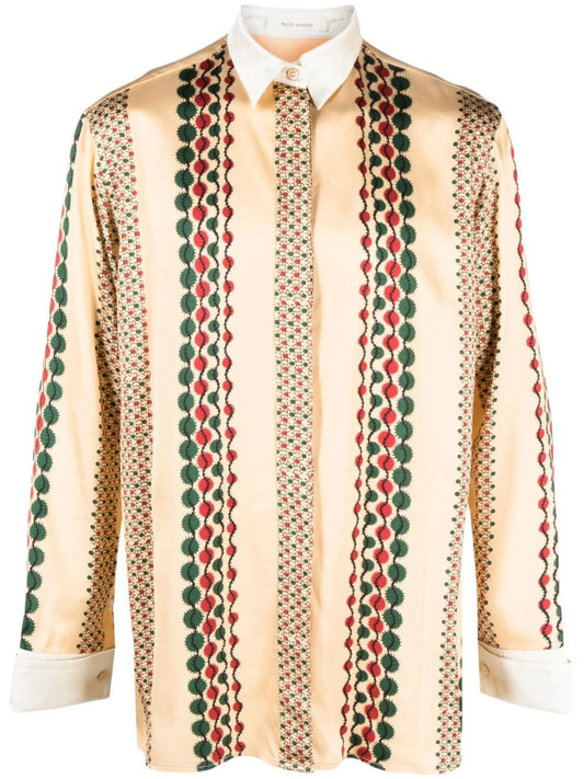 abstract-print long-sleeve shirt