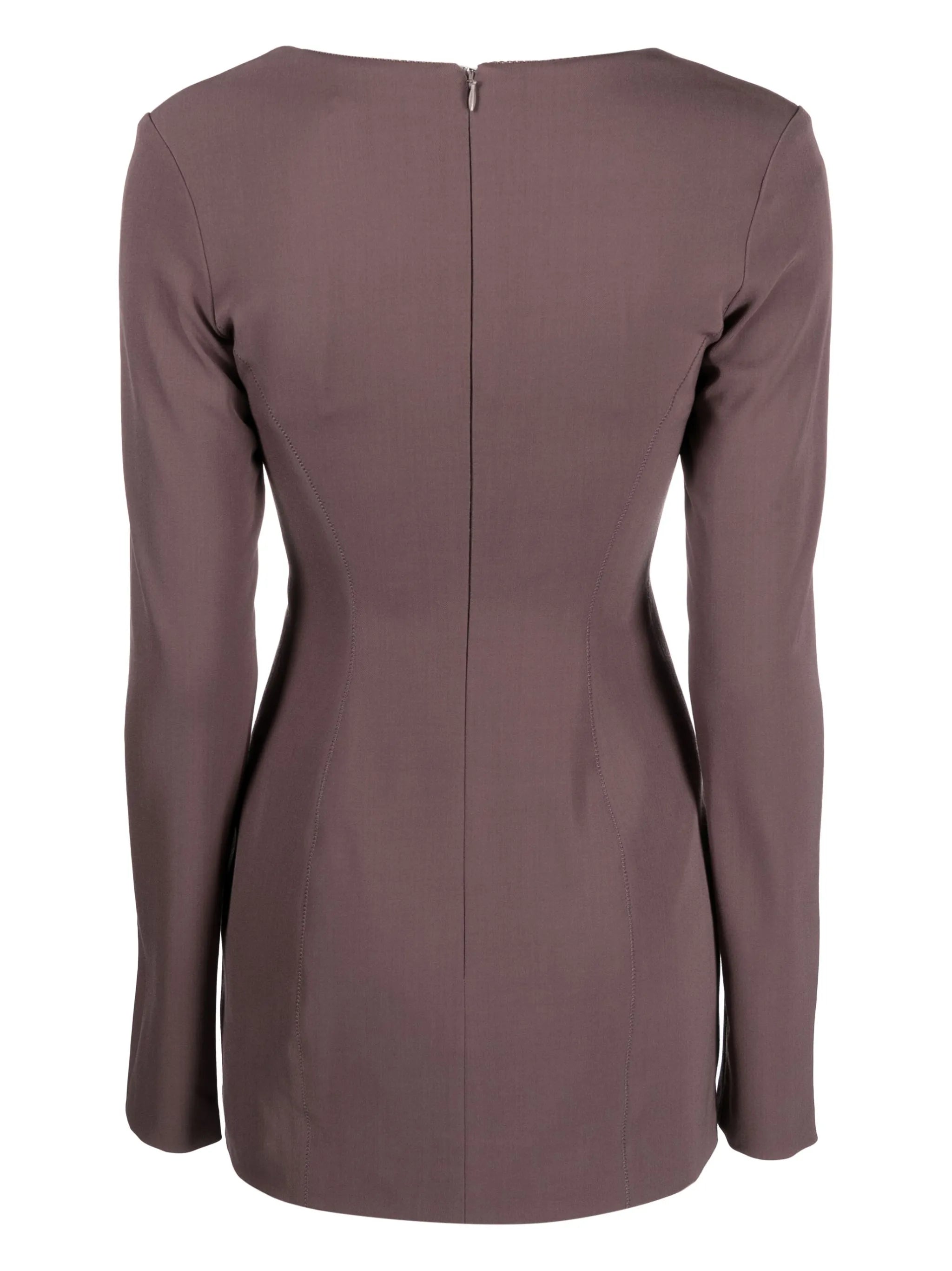 Dennika square-neck mini dress