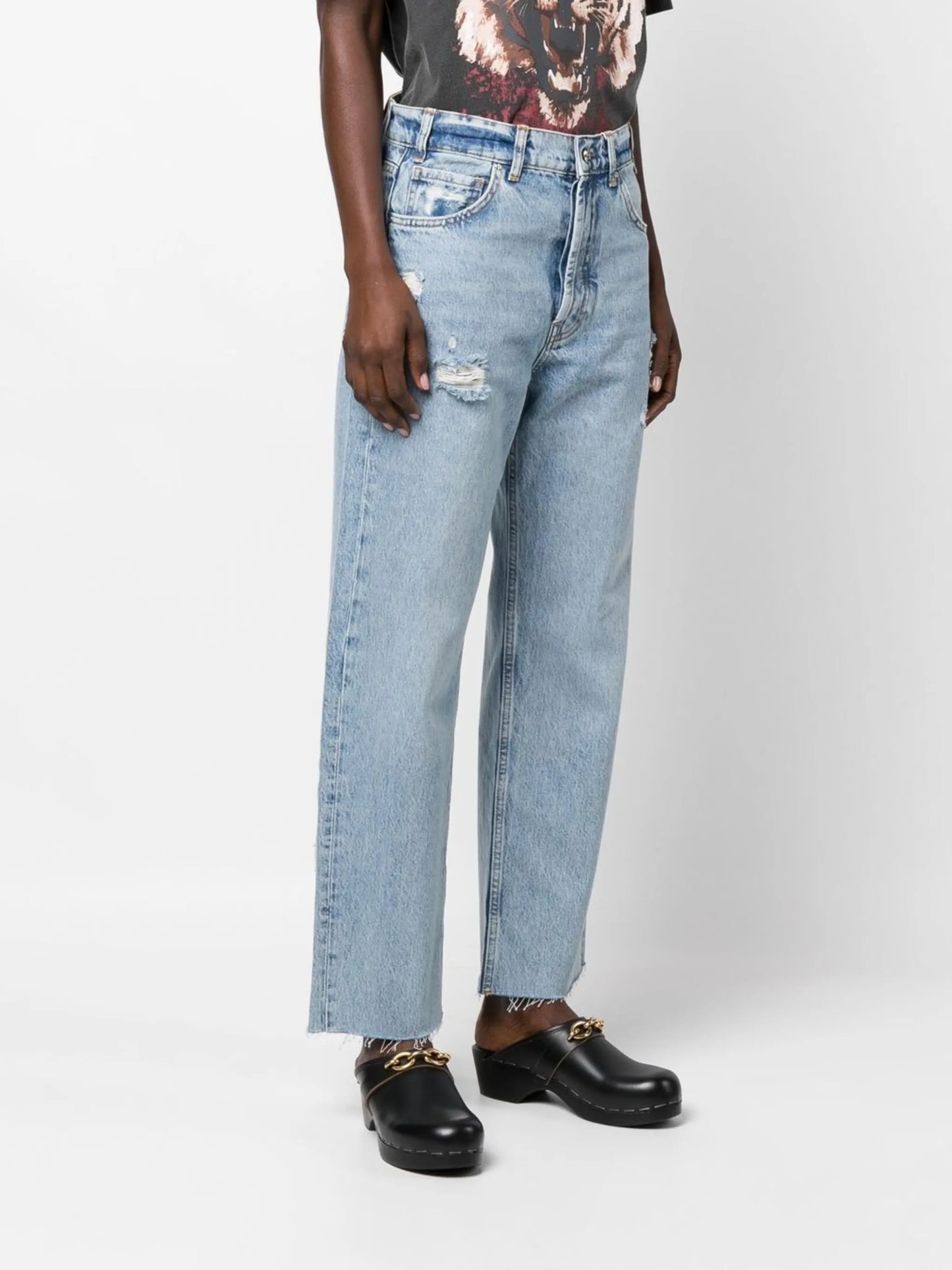 Gavin mid-rise straight jeans