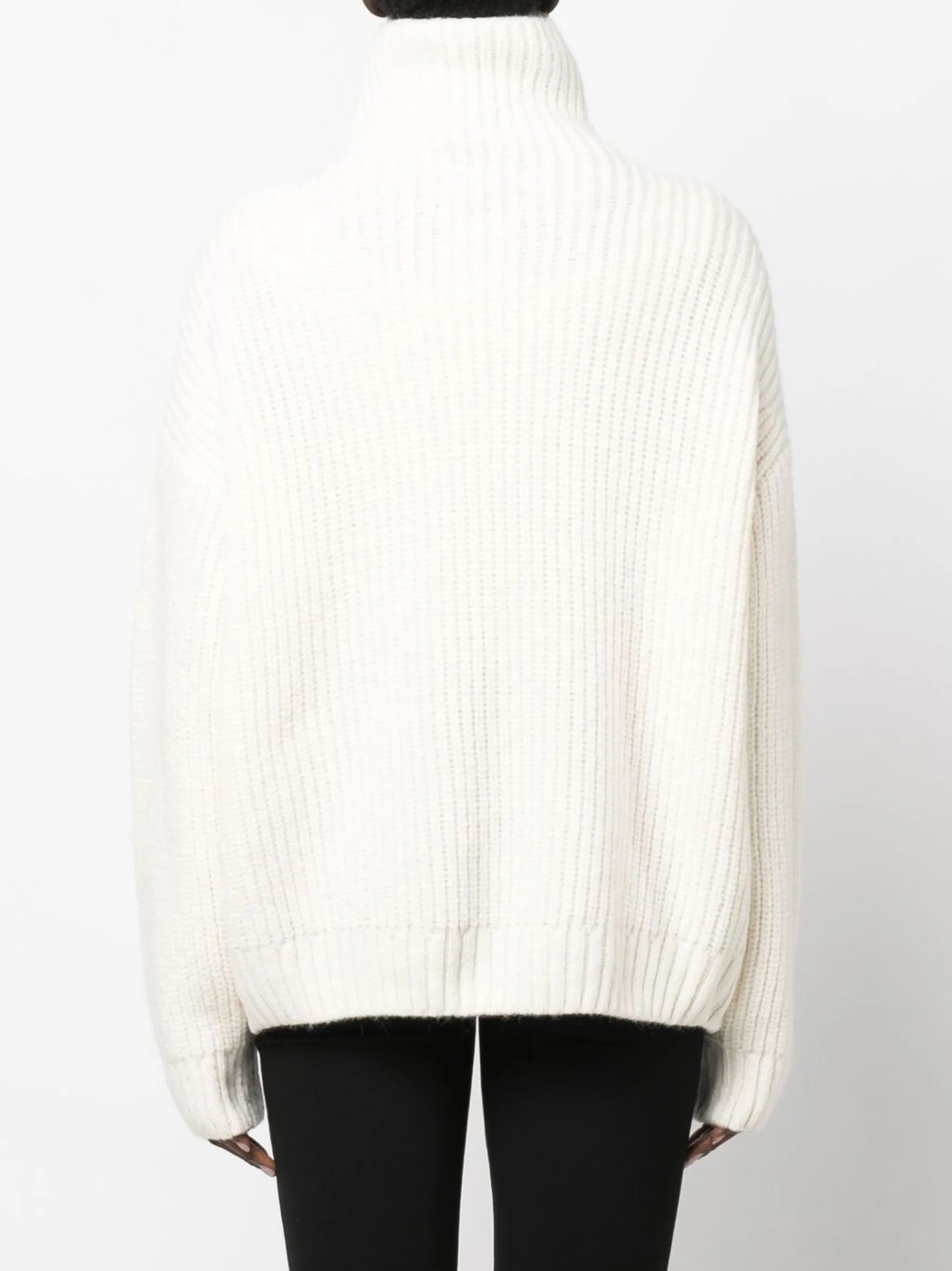 Sydney funnel-neck jumper