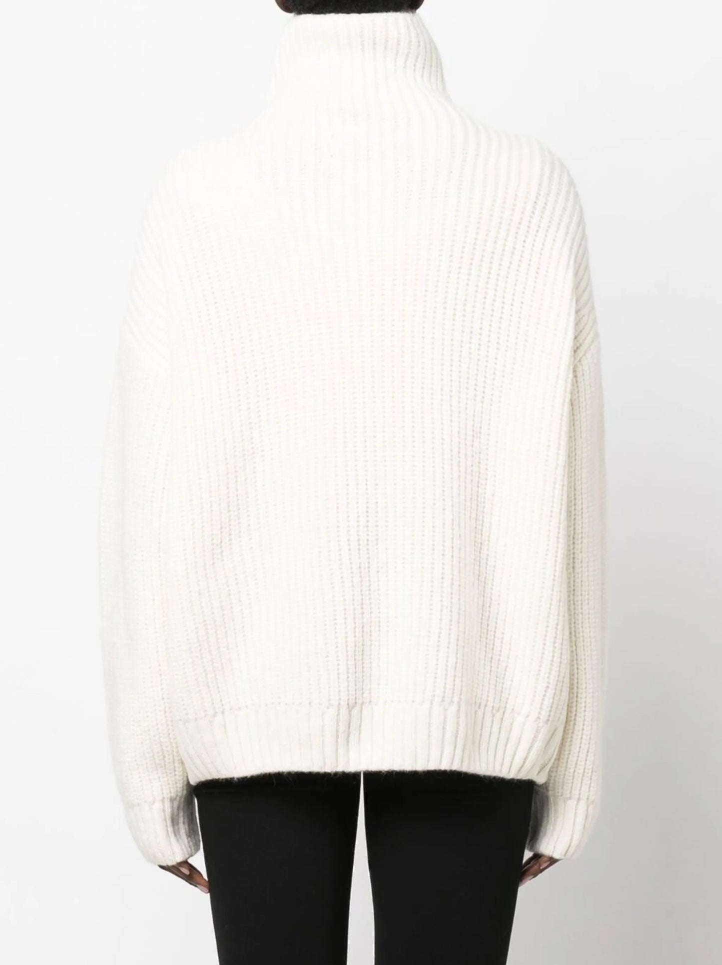 Sydney funnel-neck jumper