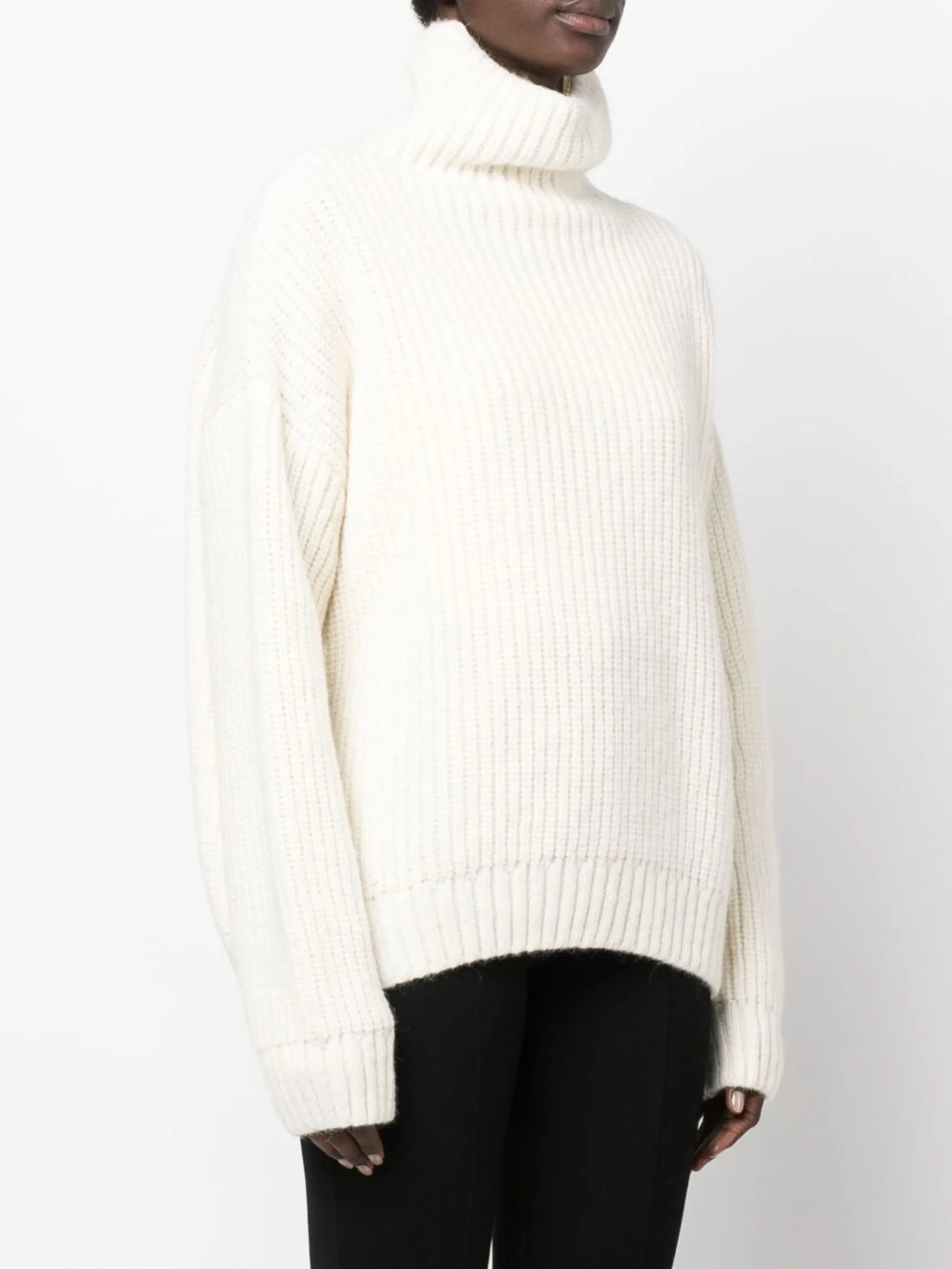 Sydney funnel-neck jumper