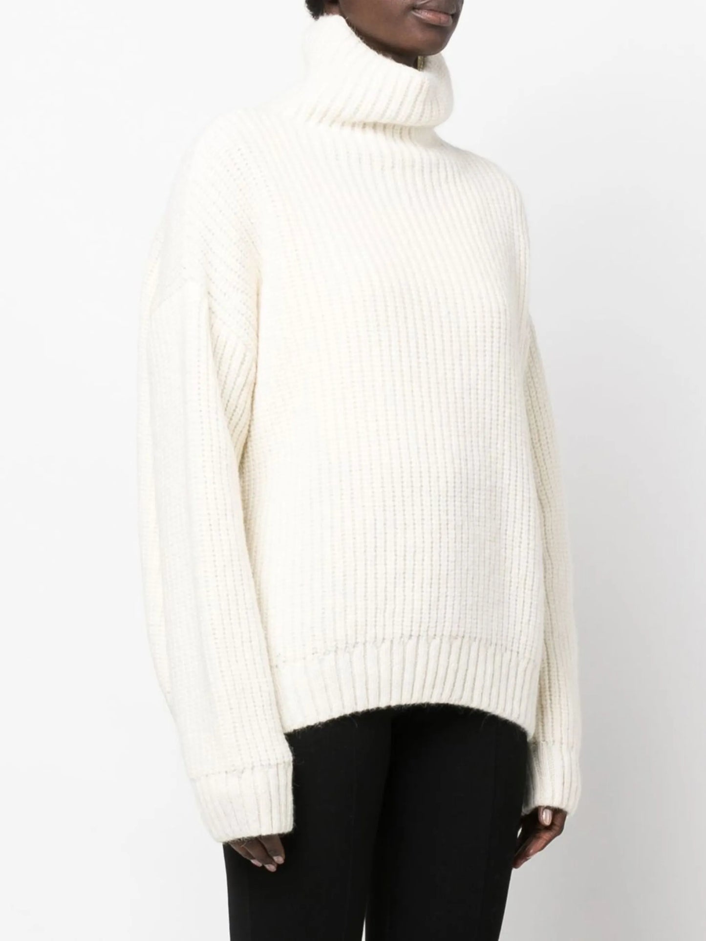 Sydney funnel-neck jumper