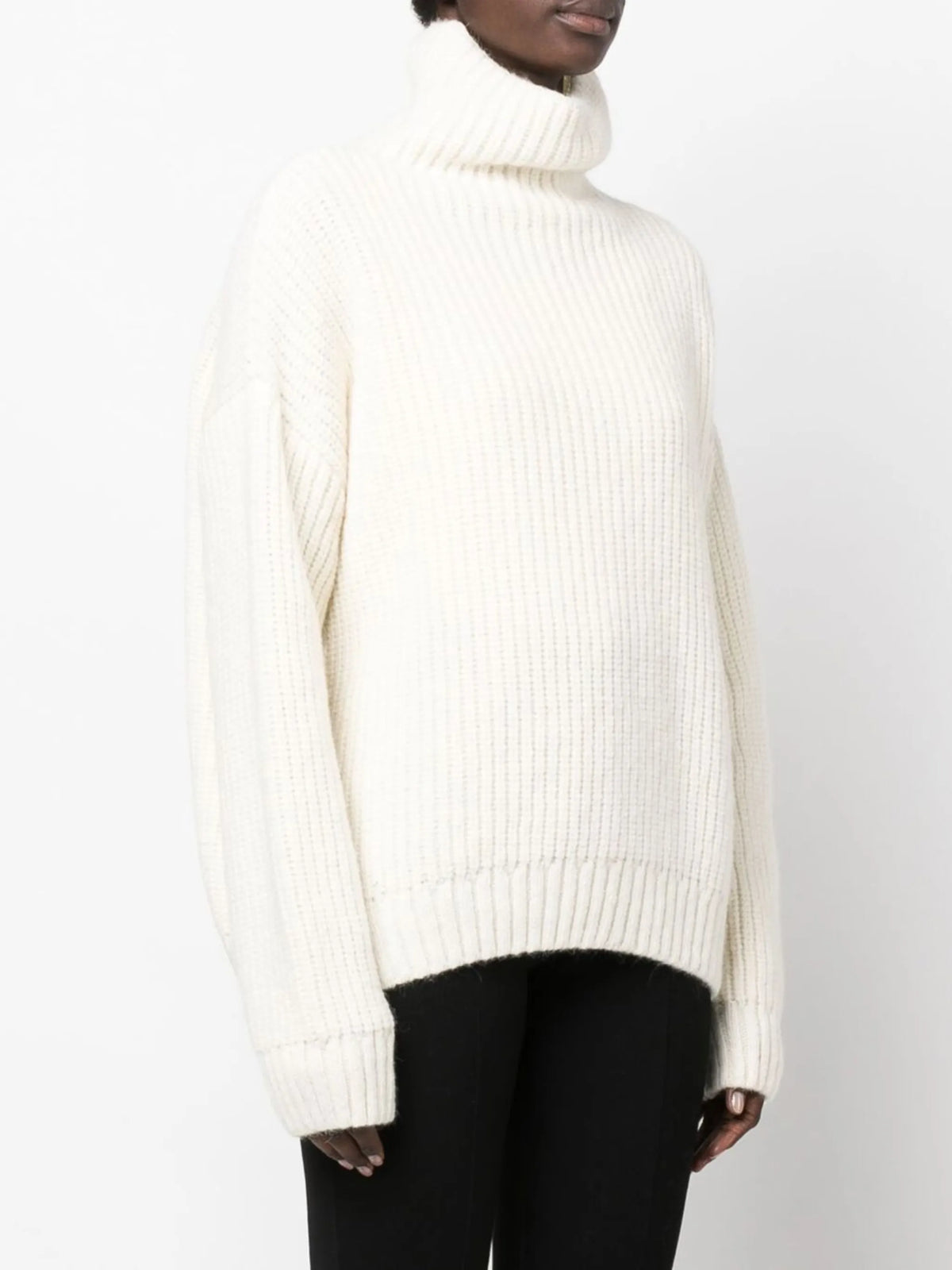 Sydney funnel-neck jumper