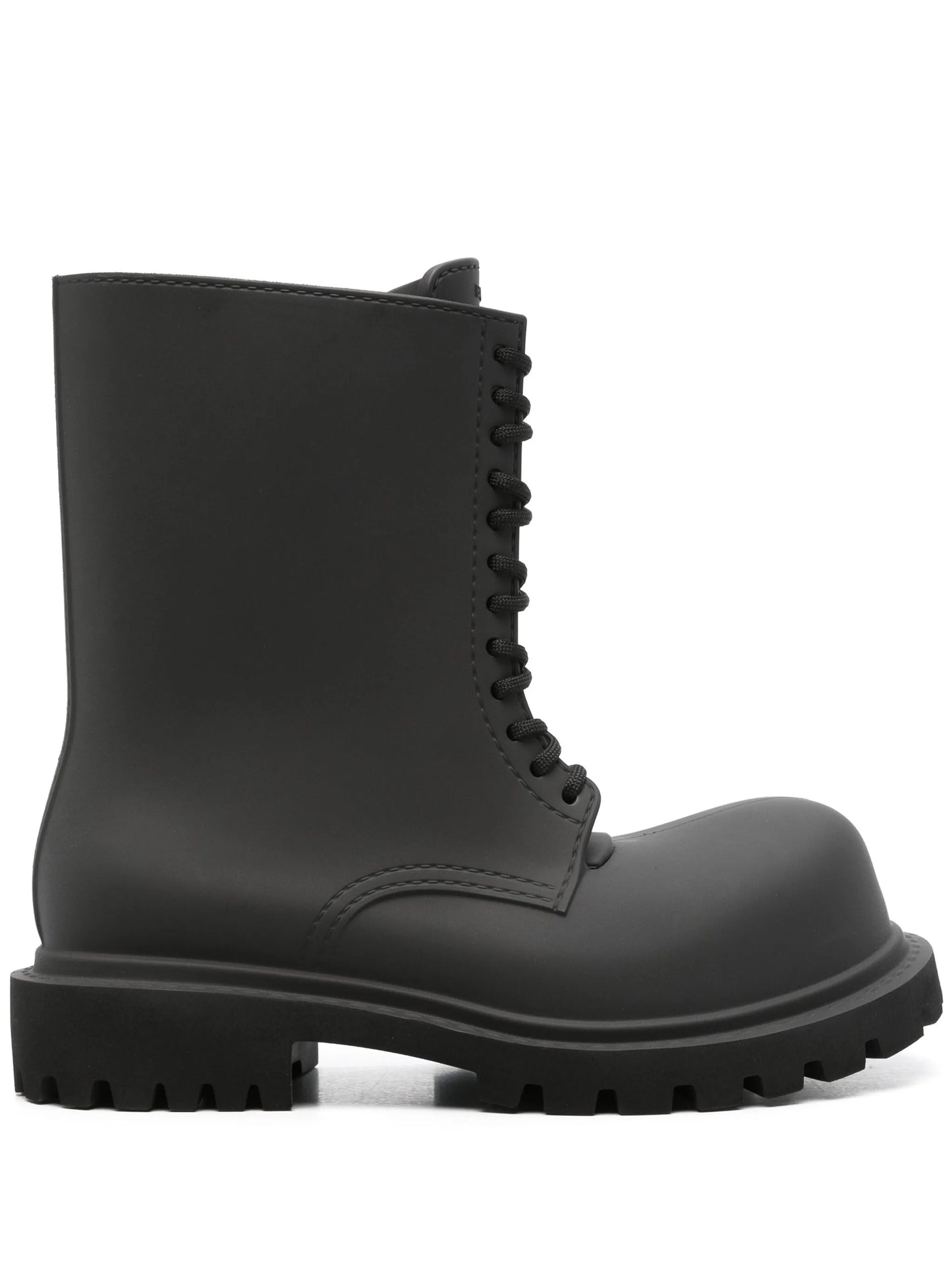 Steroid lace-up boots