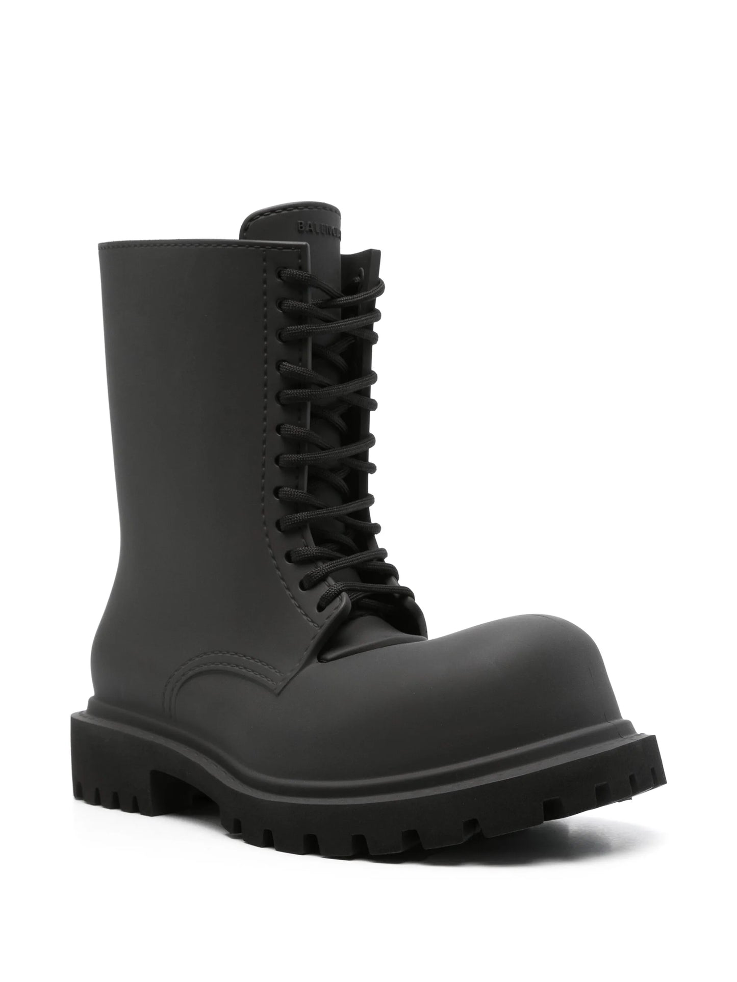 Steroid lace-up boots