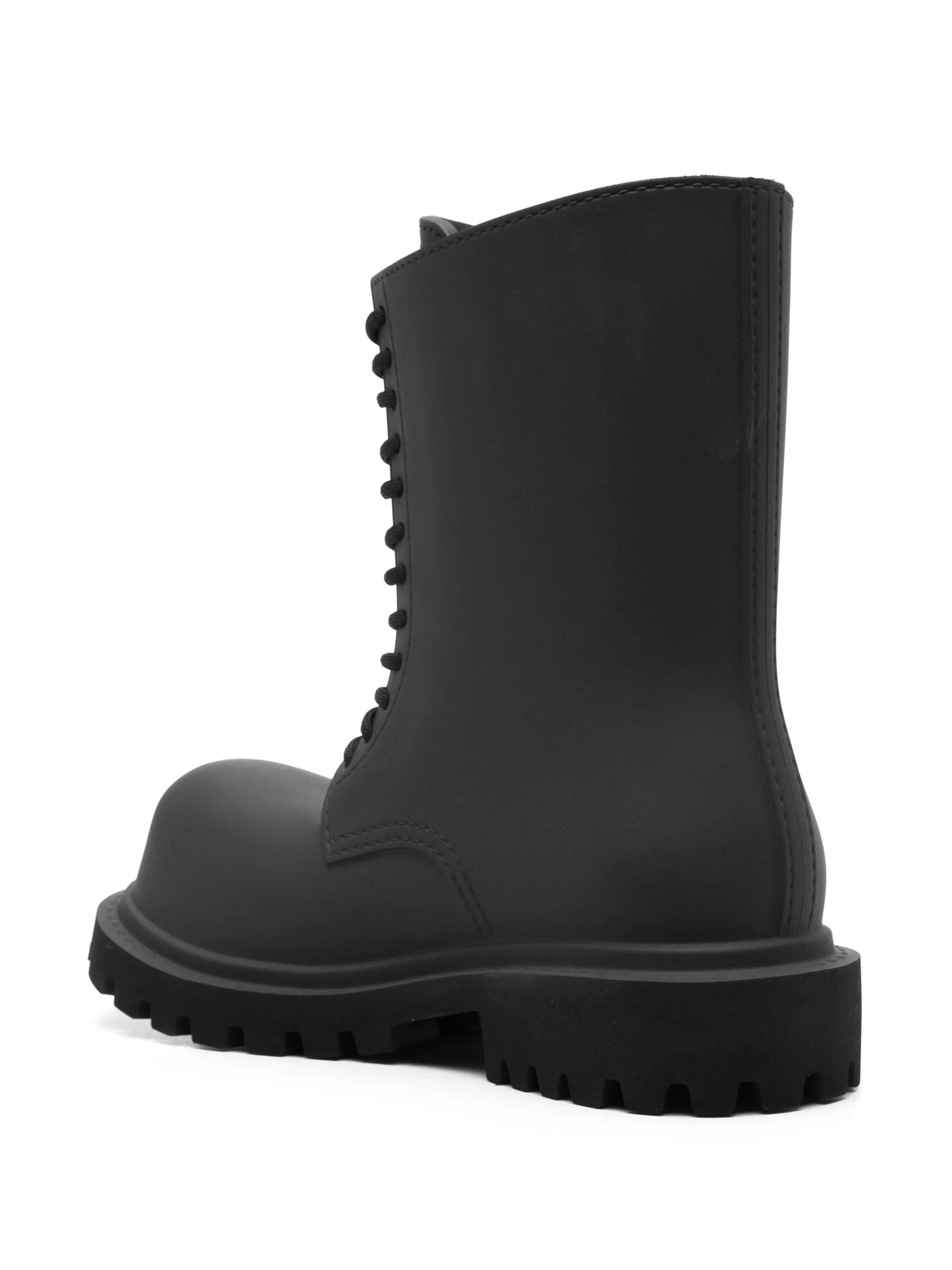 Steroid lace-up boots