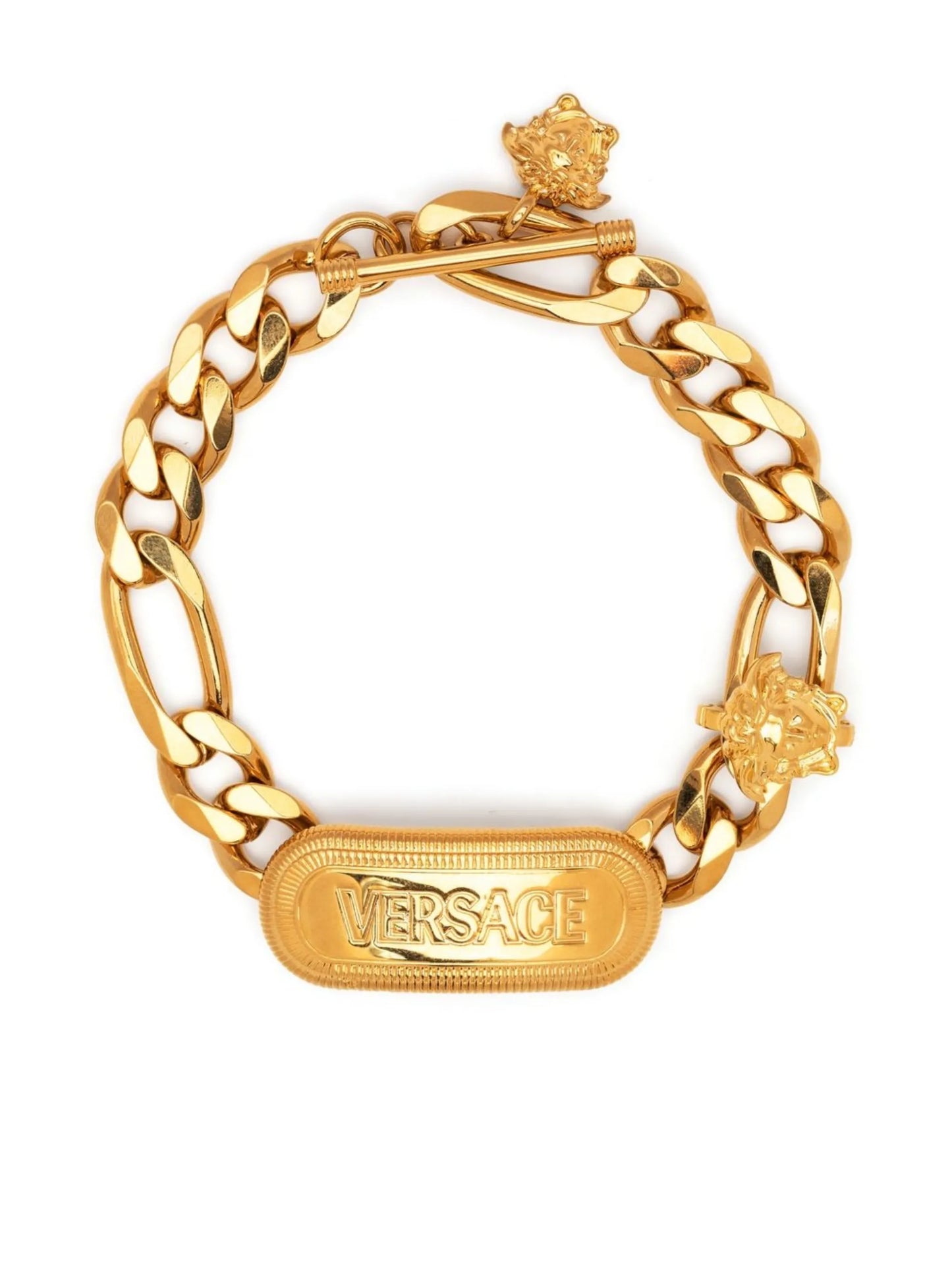 Medusa plaque bracelet